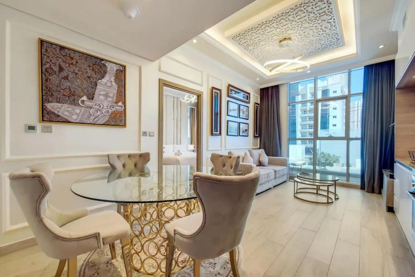 Living room in Studio One - Beautiful One Bedroom