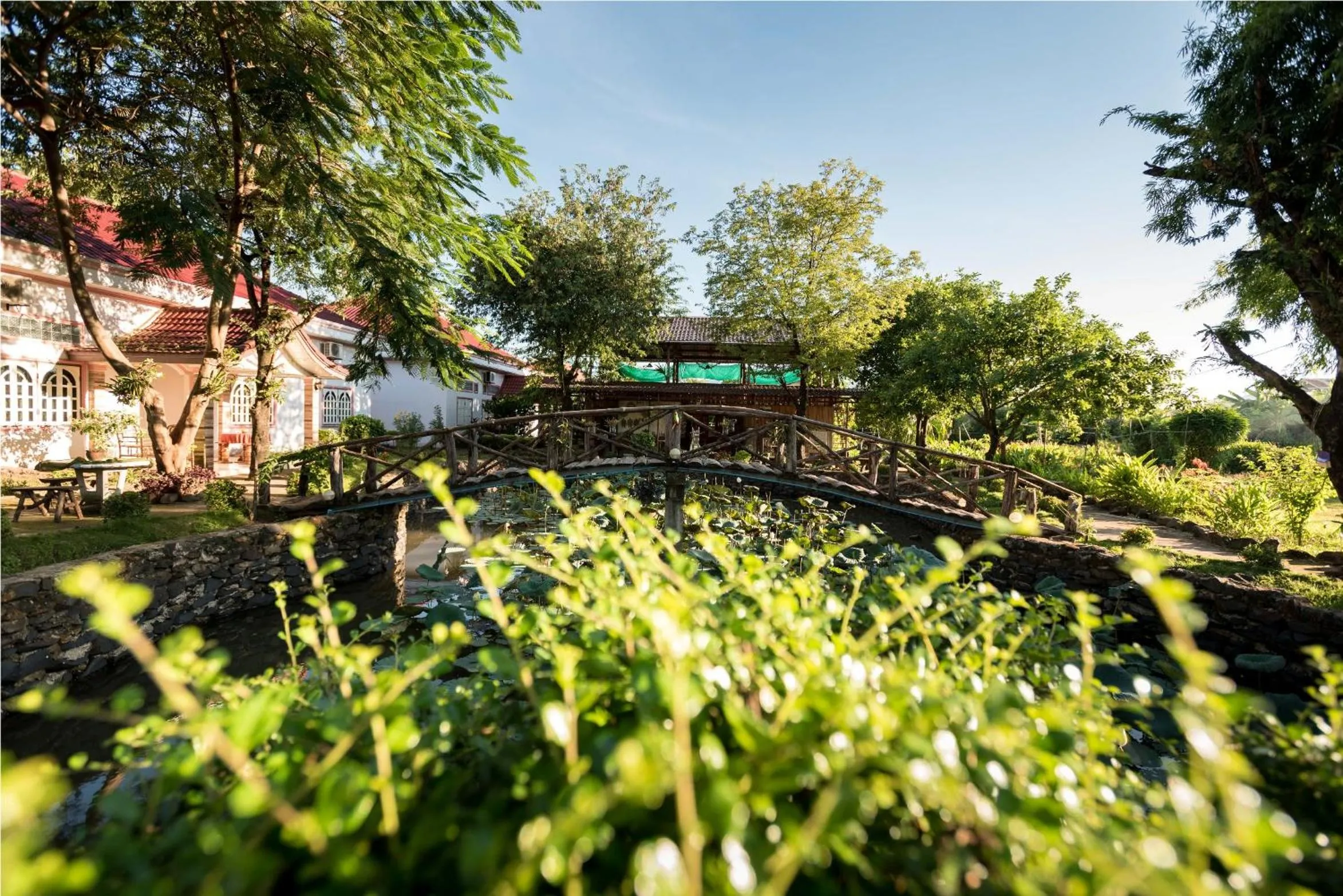 Garden view in Xuanmai Garden Resort