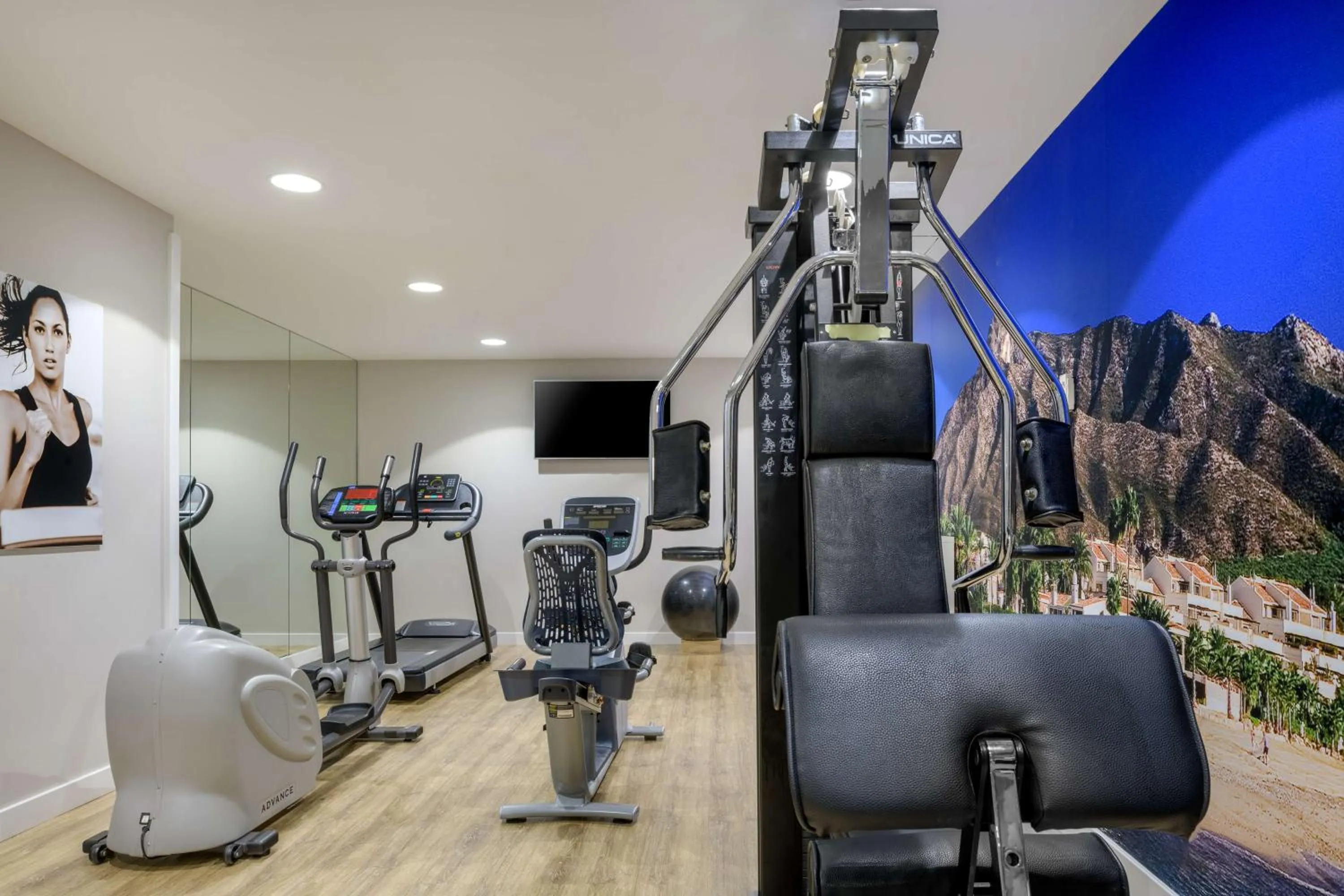 Fitness centre/facilities in NH Collection Marbella