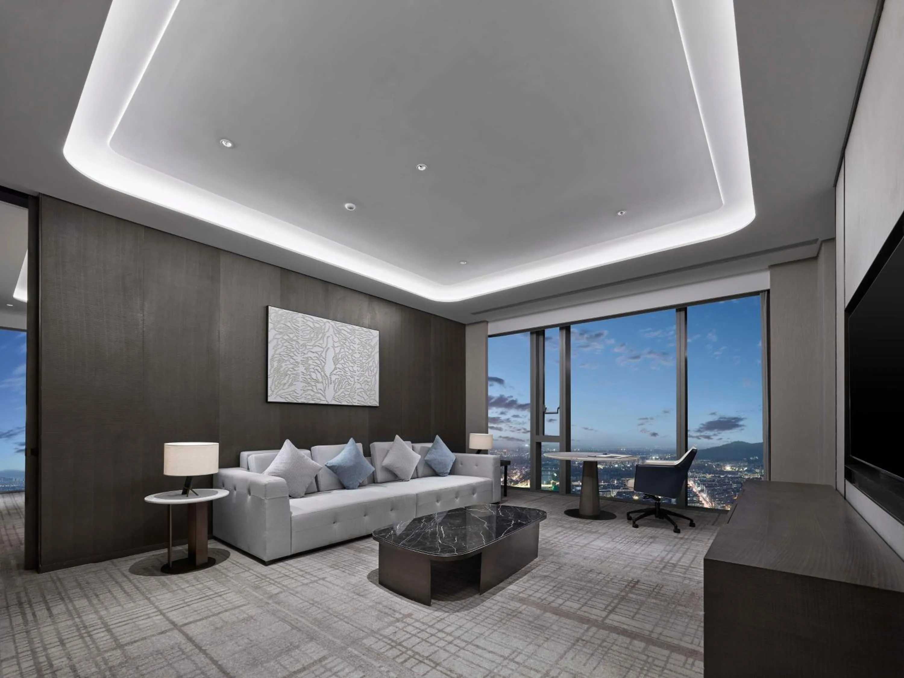 Living room in Hilton Zhuji