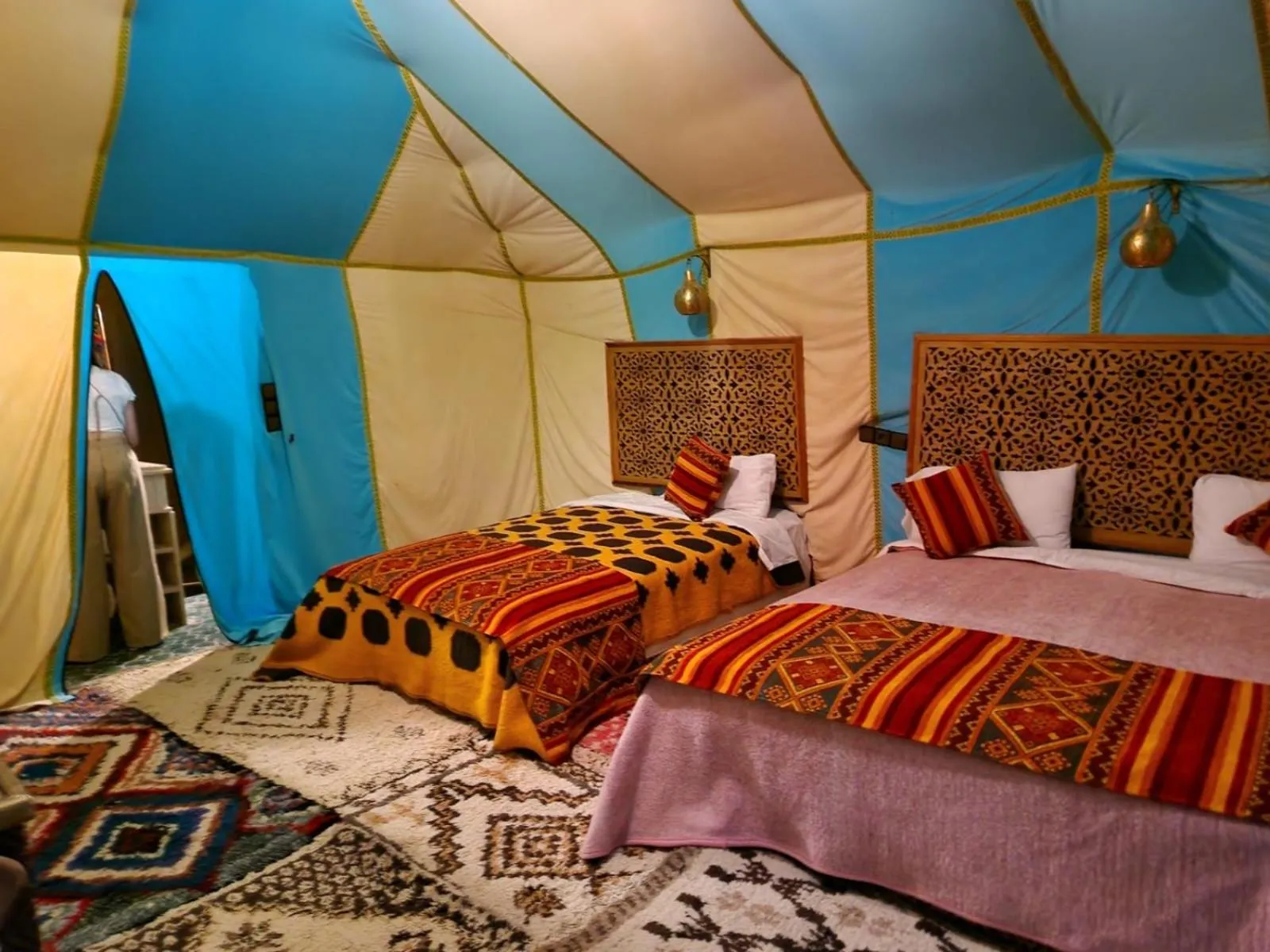 Bed in Hotel ksar merzouga