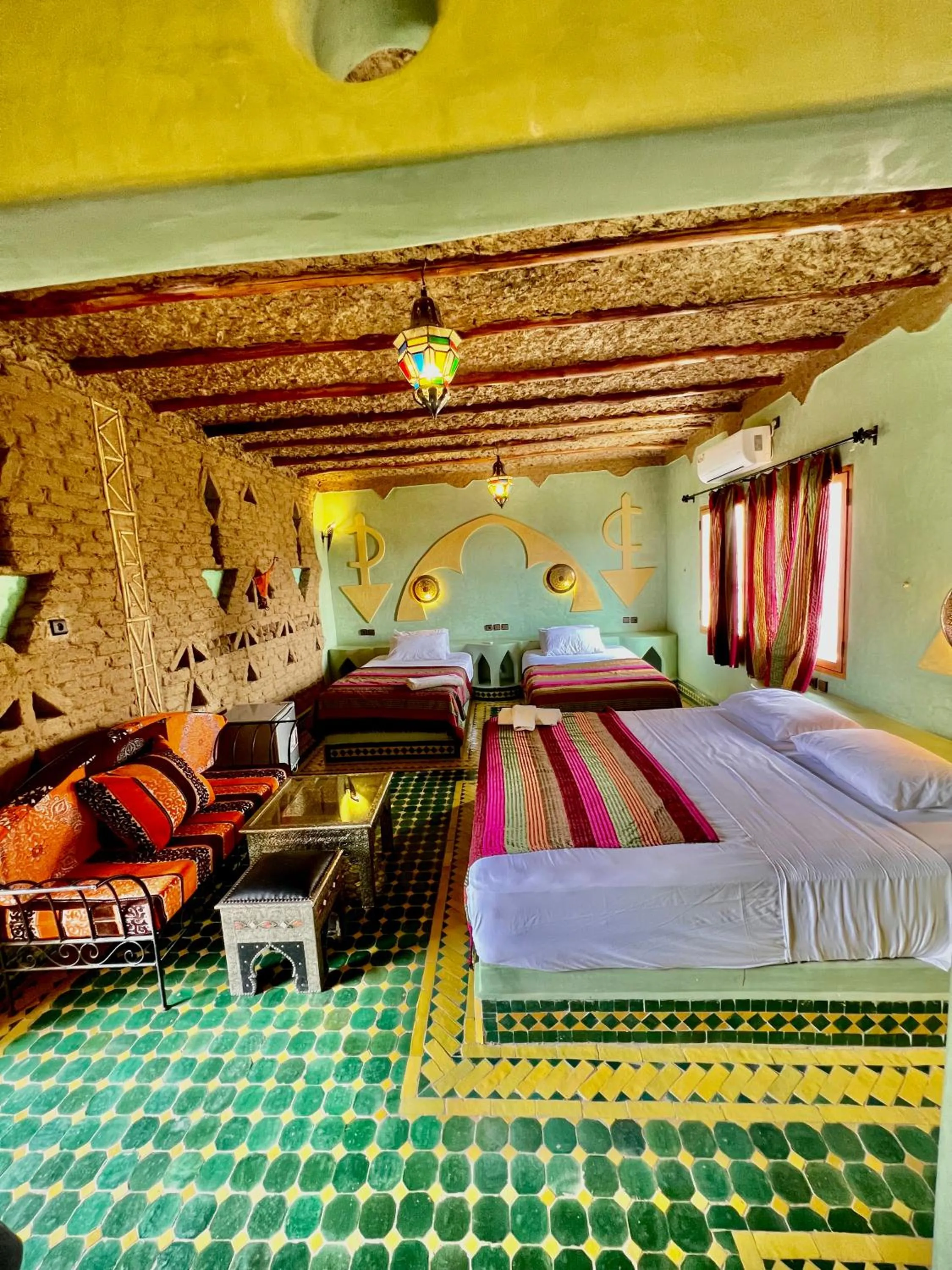 Bed in Hotel ksar merzouga