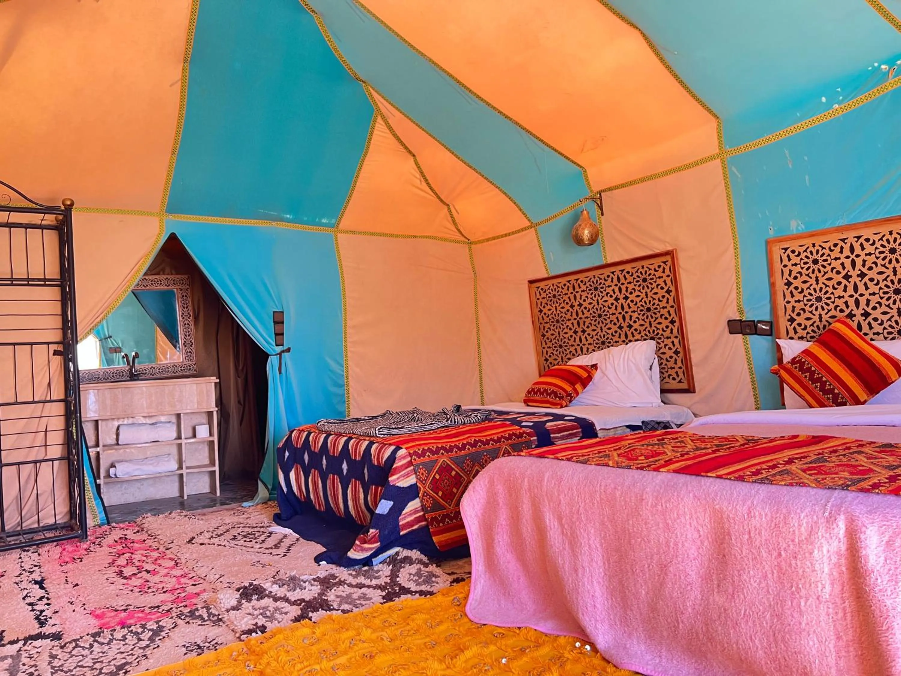 Bed in Hotel ksar merzouga