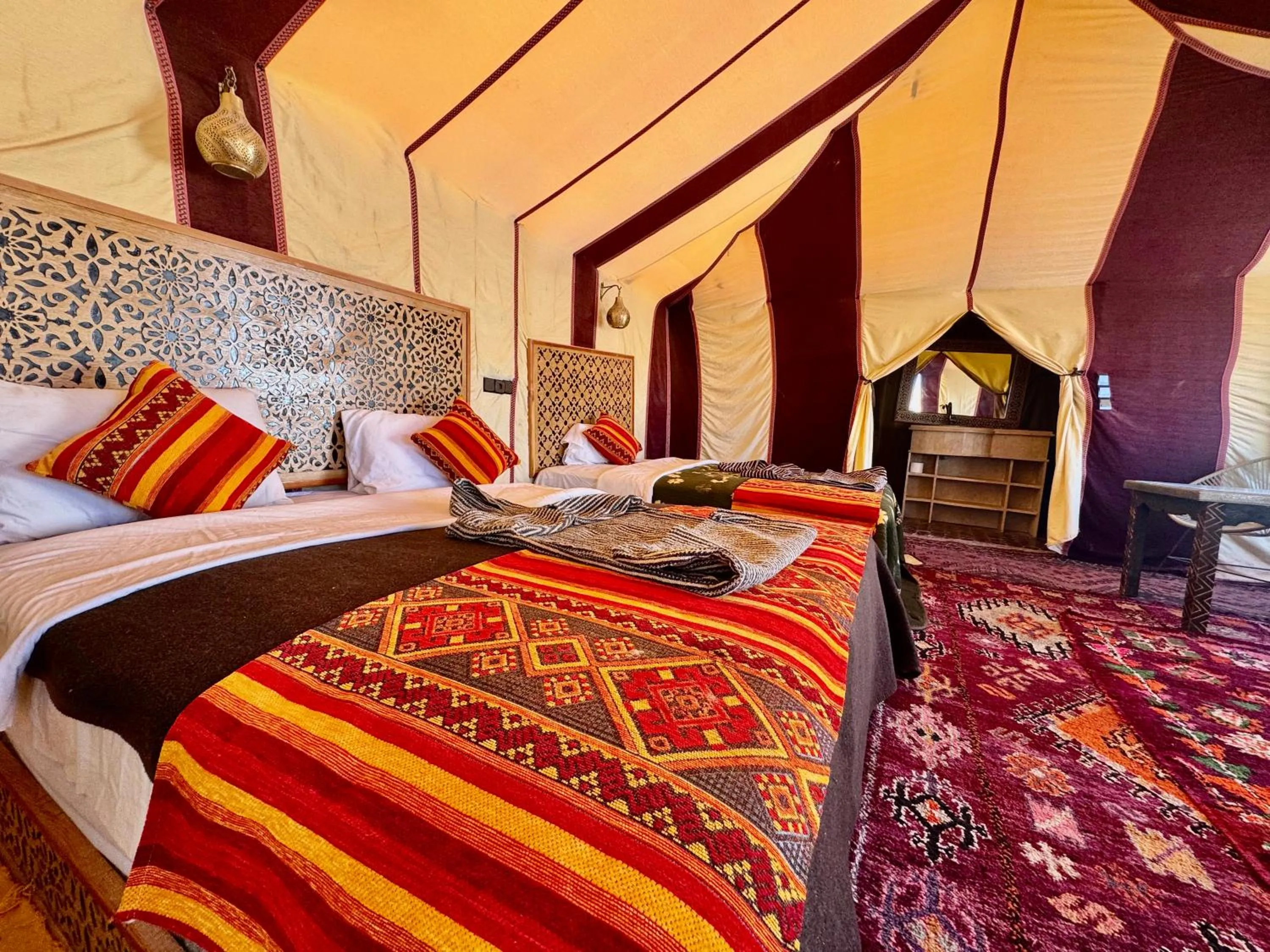 Bed in Hotel ksar merzouga