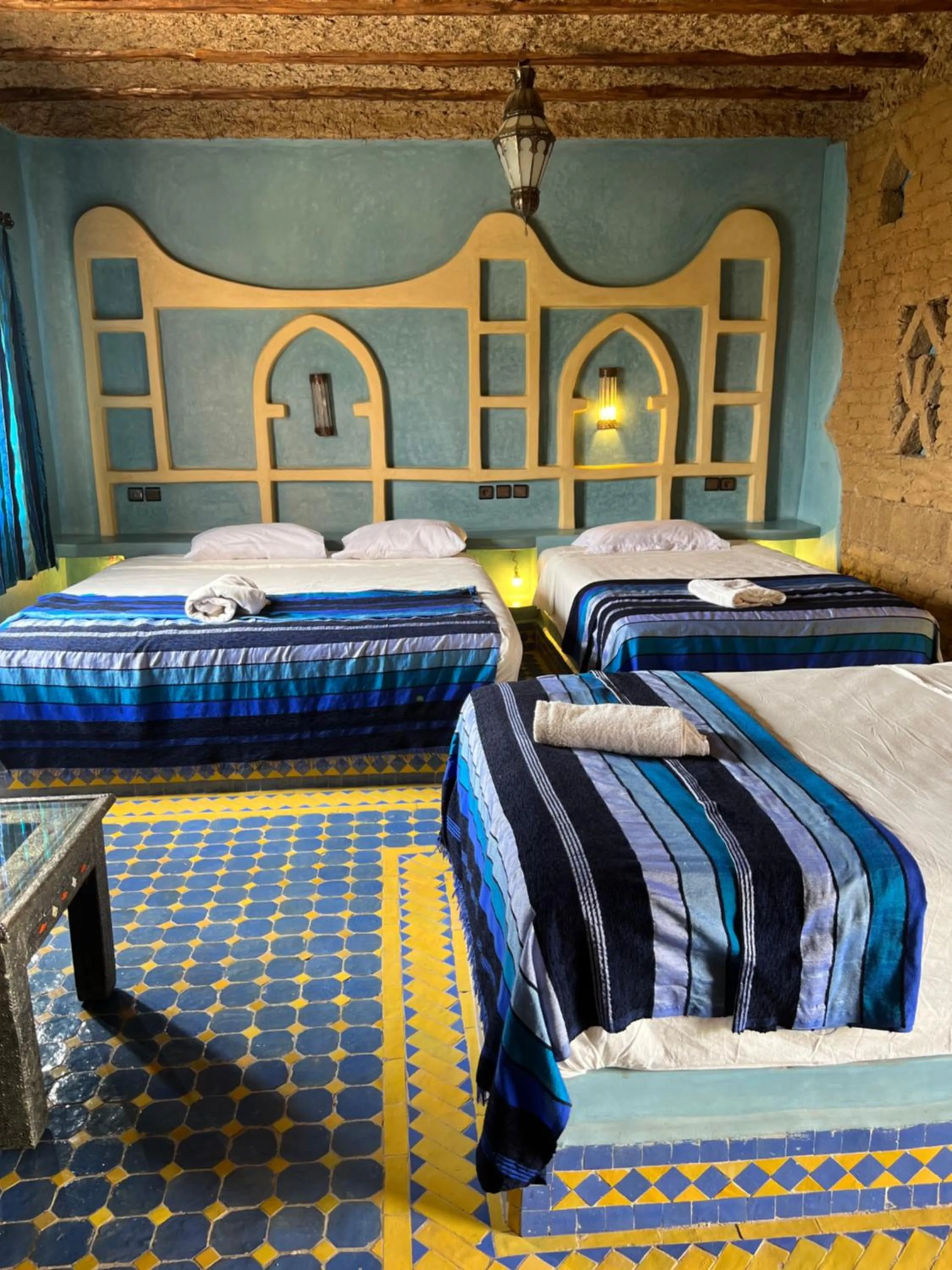 Bed in Hotel ksar merzouga