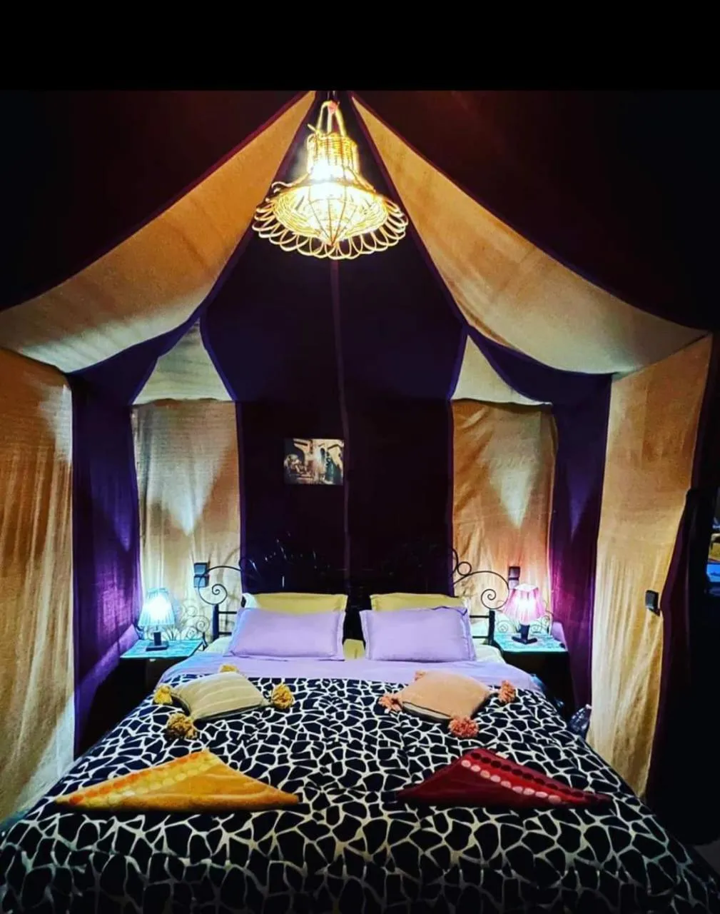 Bed in Hotel ksar merzouga