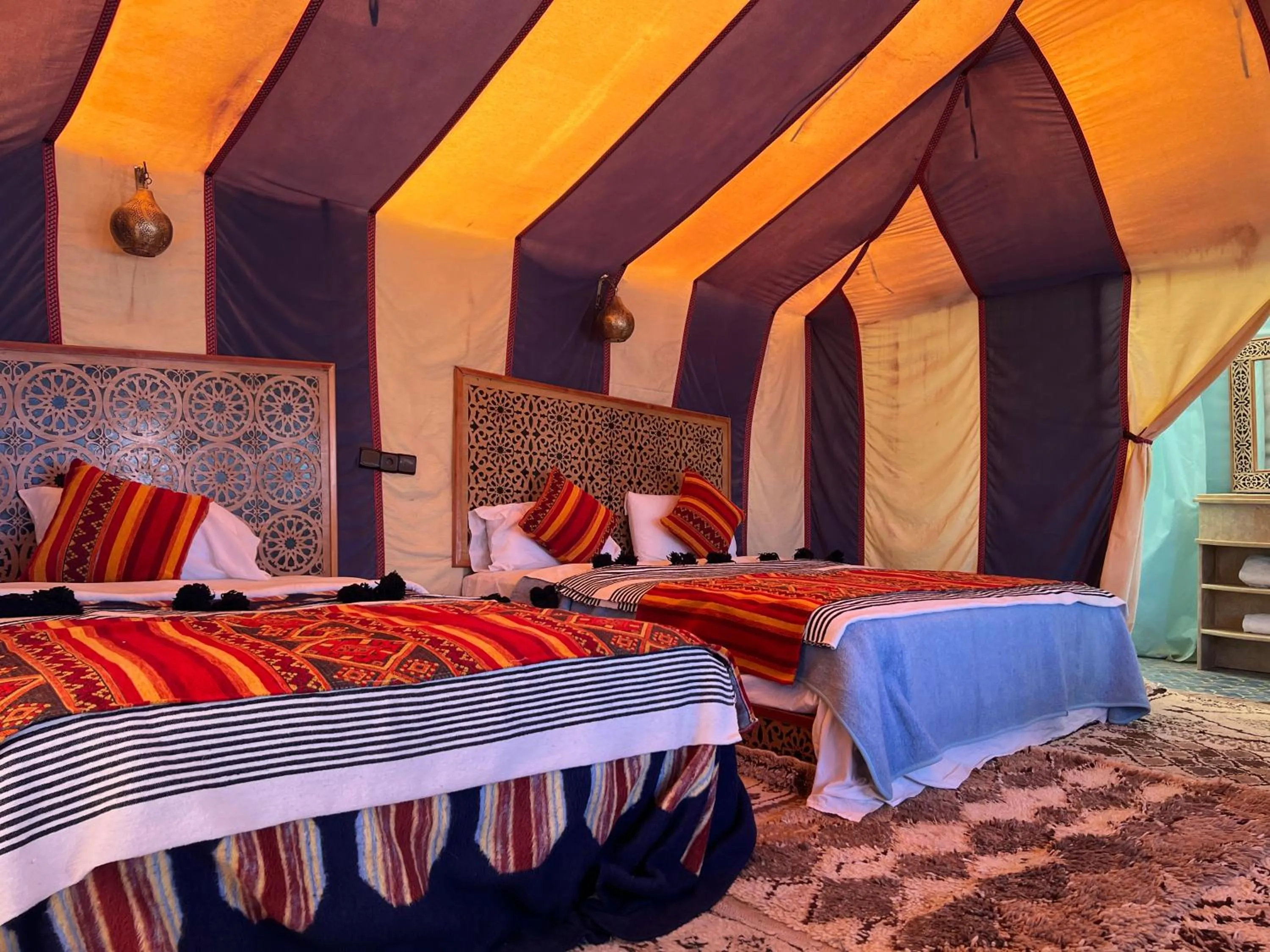 Bed in Hotel ksar merzouga