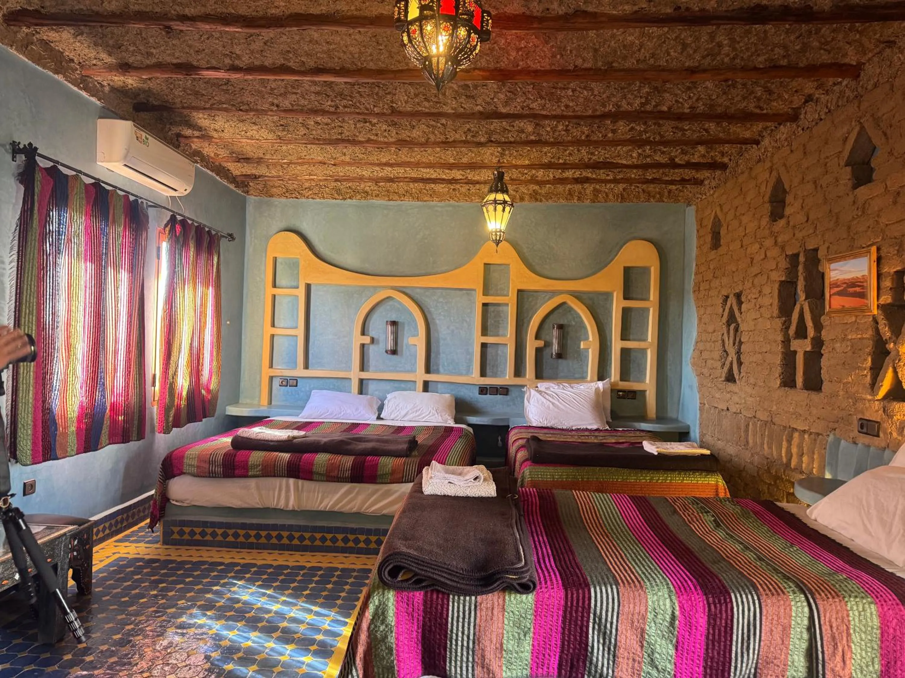 Bed in Hotel ksar merzouga