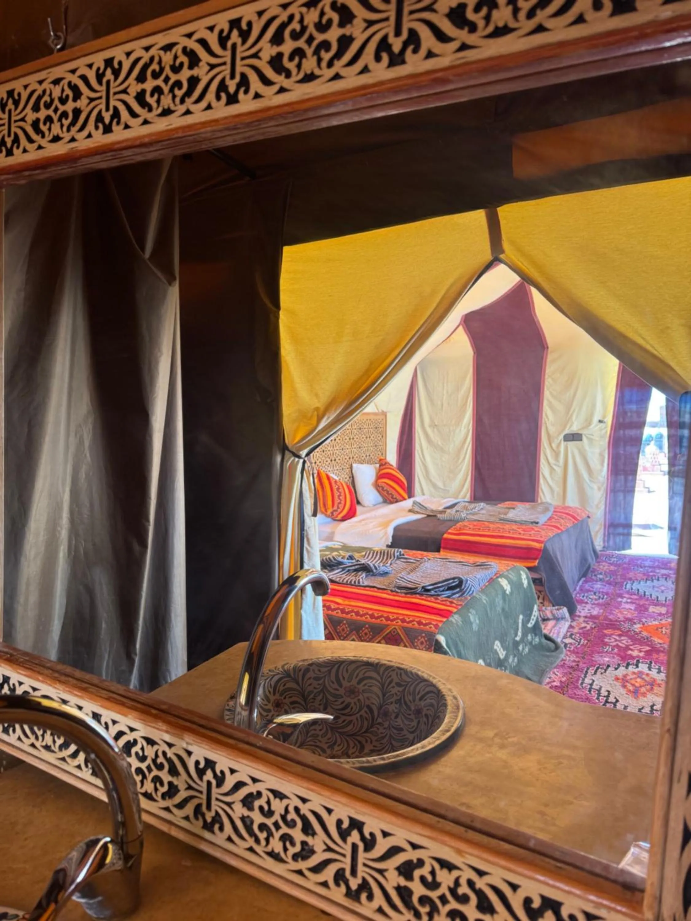Bed in Hotel ksar merzouga