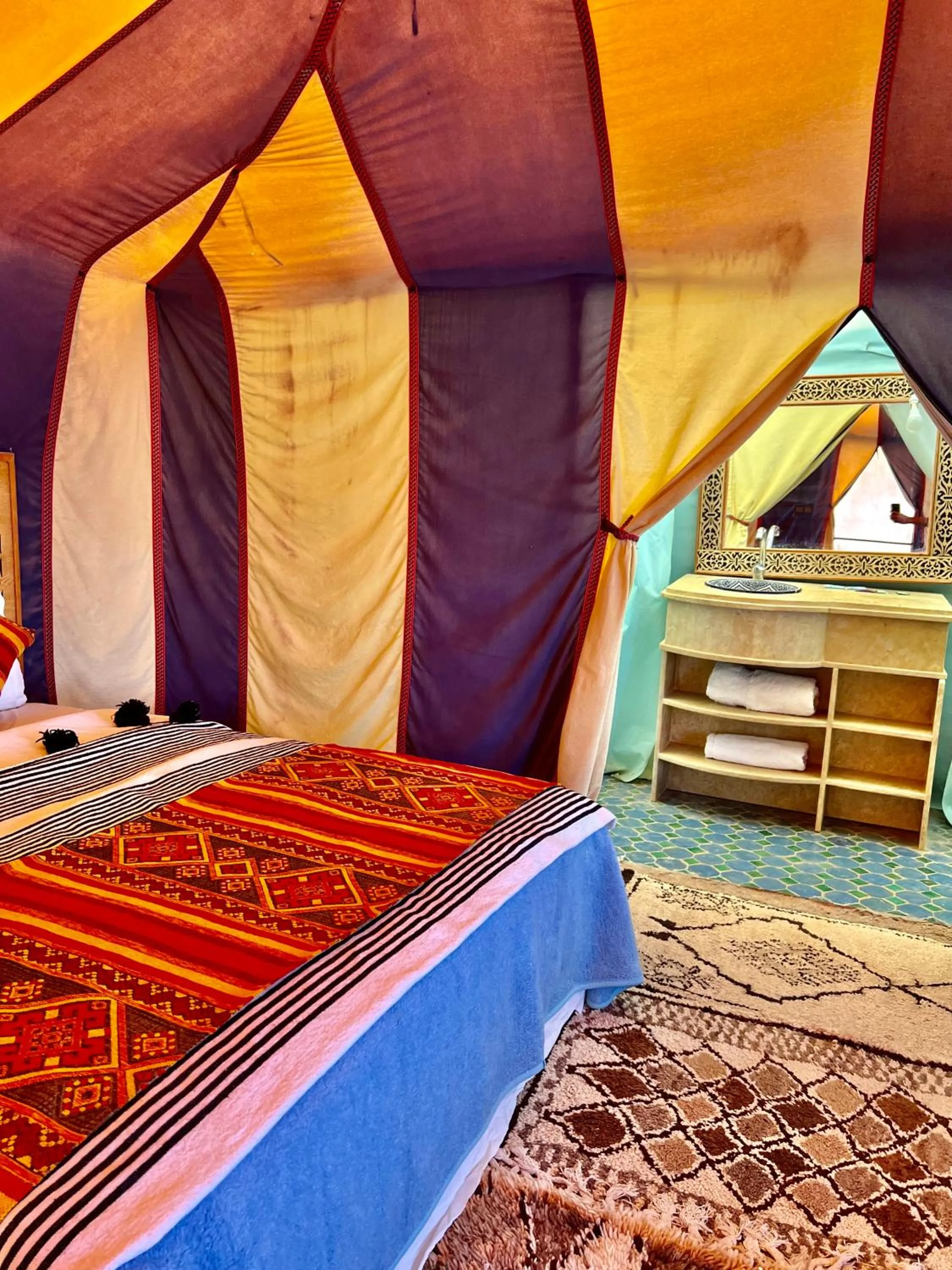 Bed in Hotel ksar merzouga
