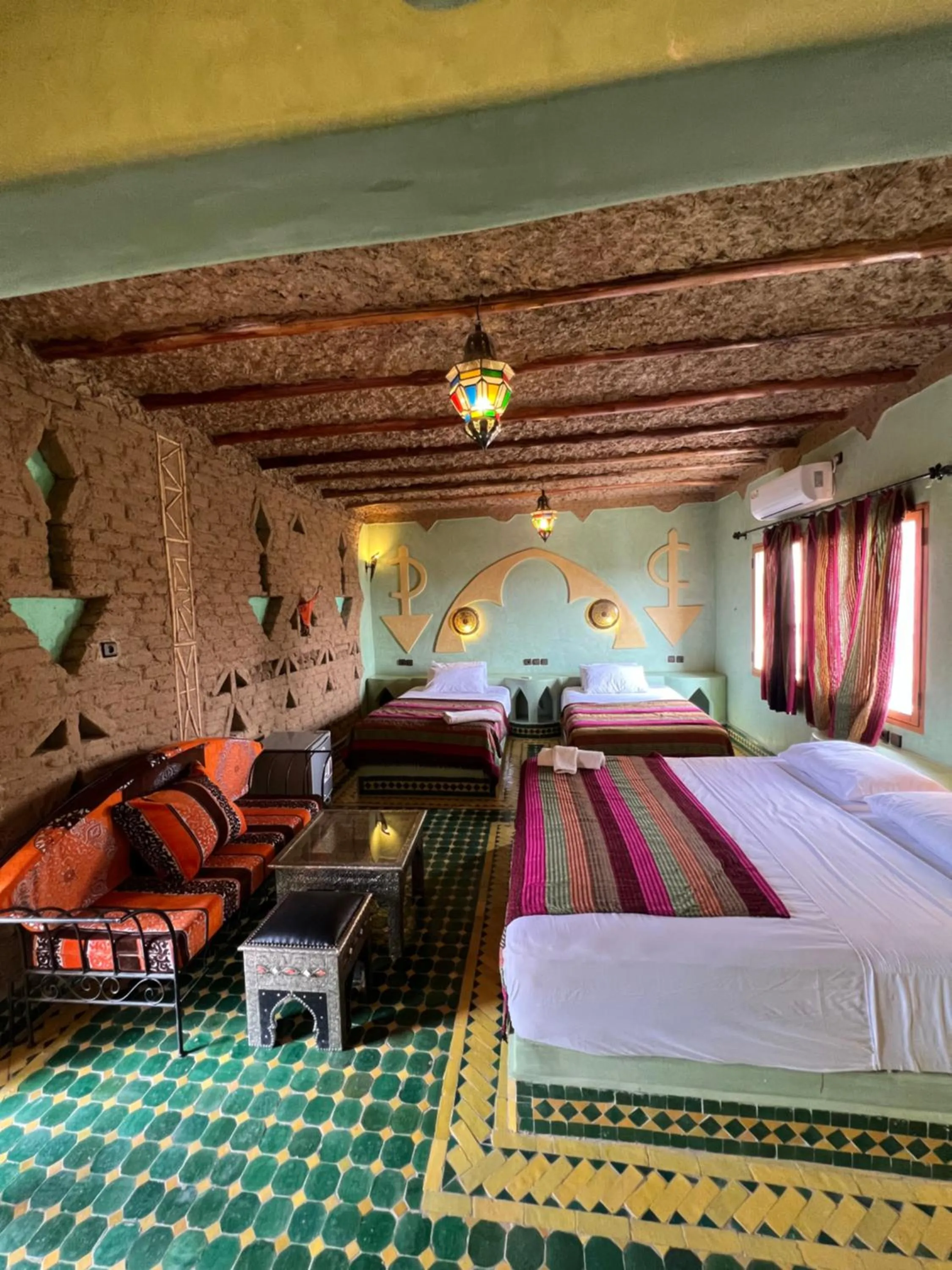 Bed in Hotel ksar merzouga
