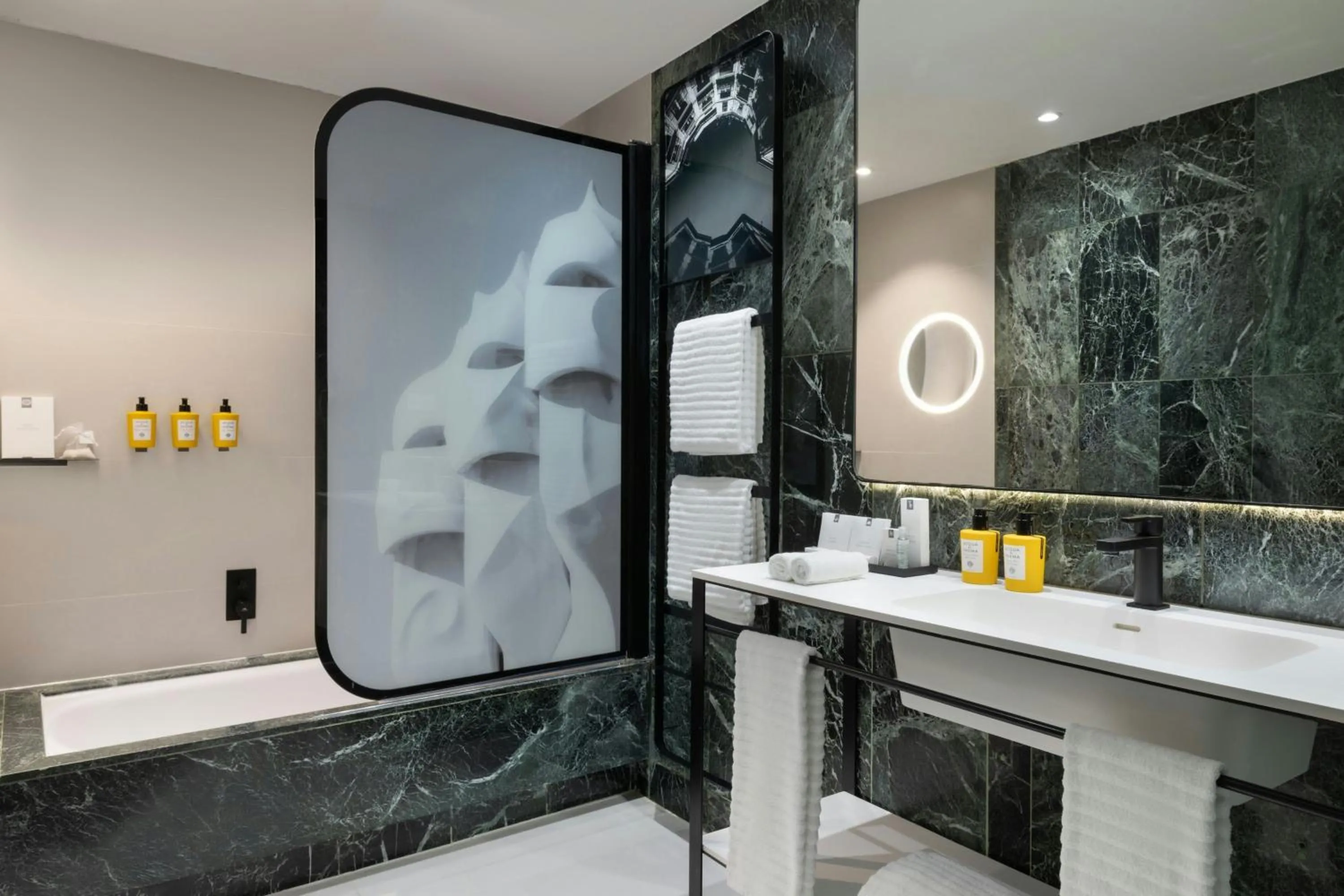 Bathroom in Renaissance Barcelona Hotel