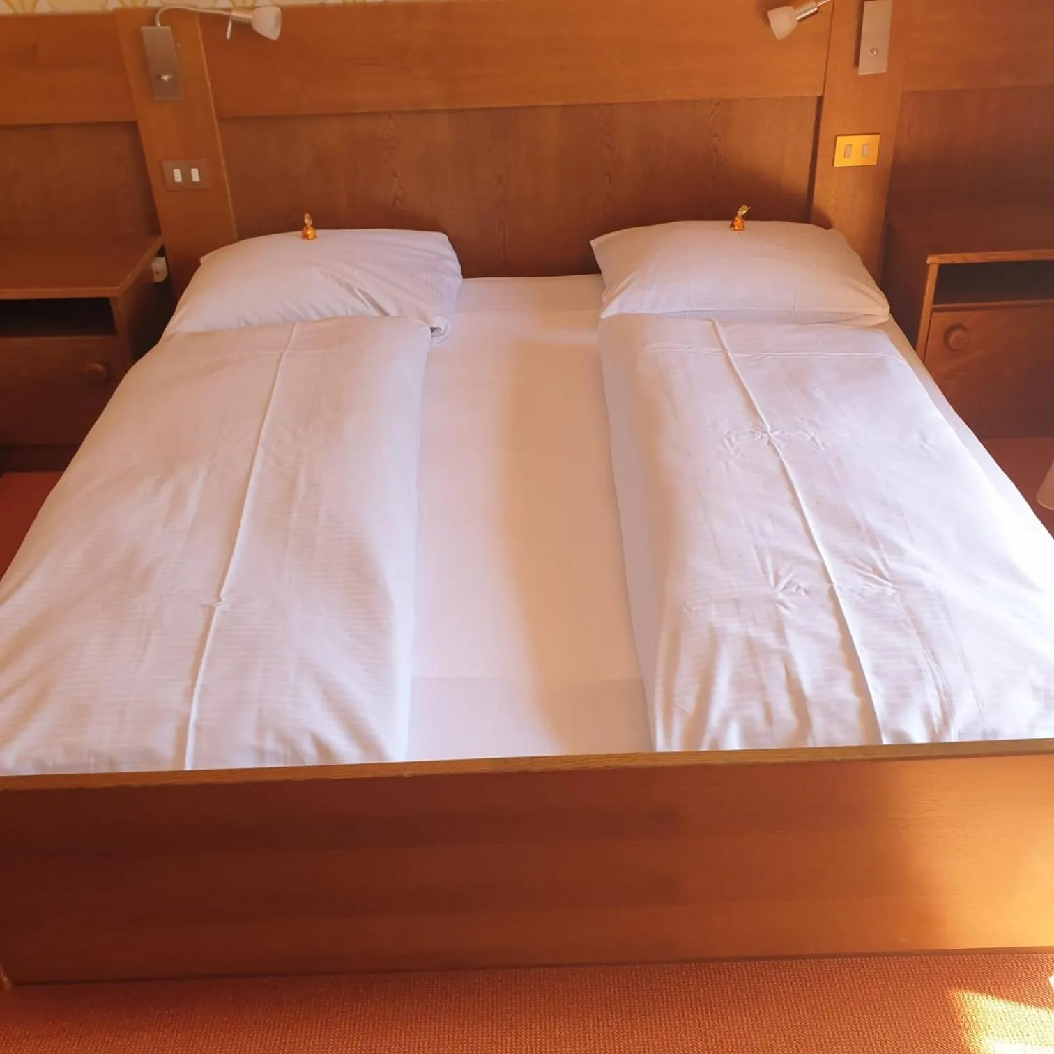 Bed in Pension an der Mayenburg