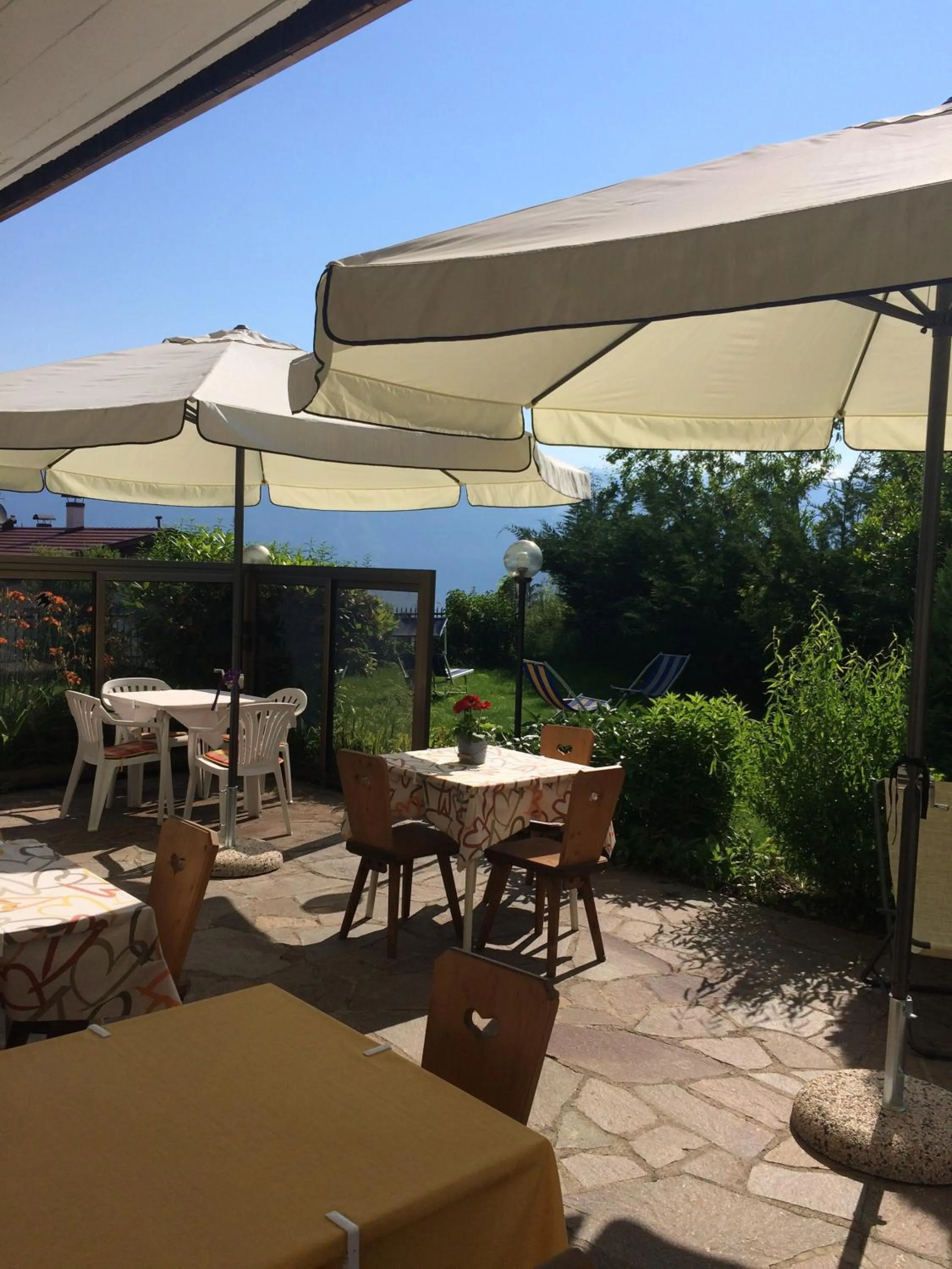 Patio in Pension an der Mayenburg