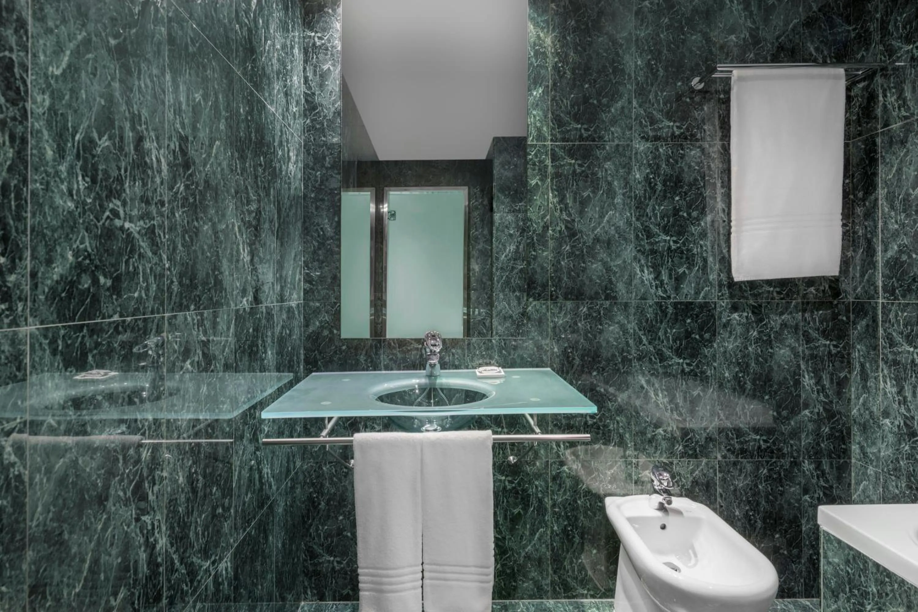 Bathroom in AC Hotel Los Vascos by Marriott