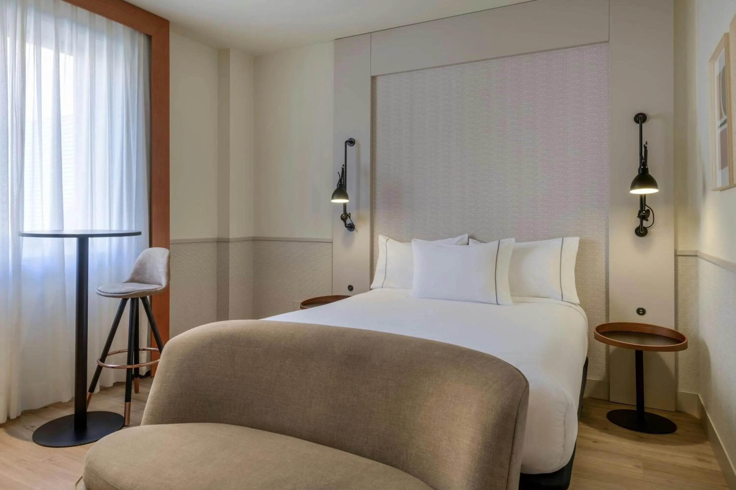 Photo of the whole room, Bed in AC Hotel Los Vascos by Marriott