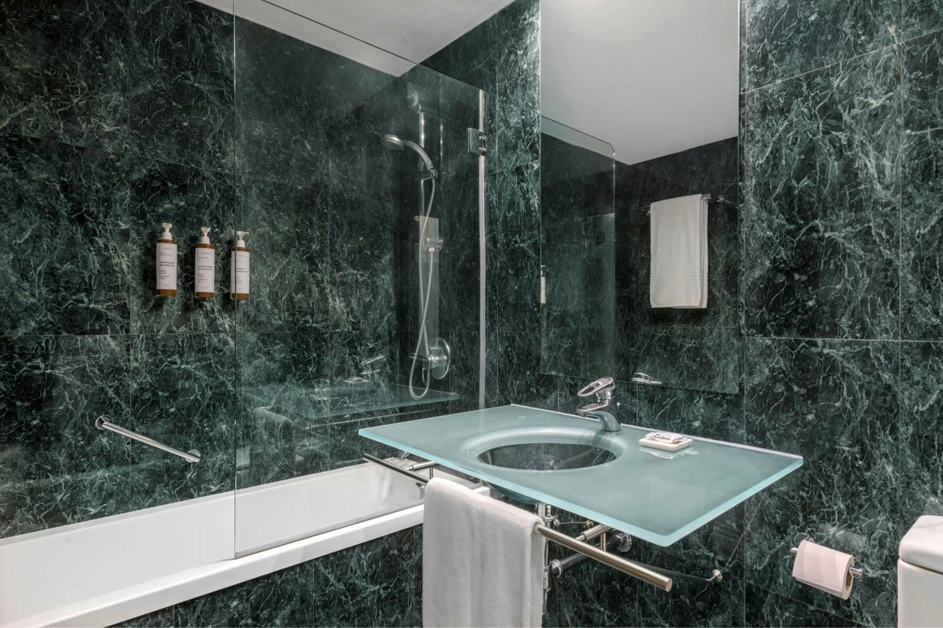 Bathroom in AC Hotel Los Vascos by Marriott