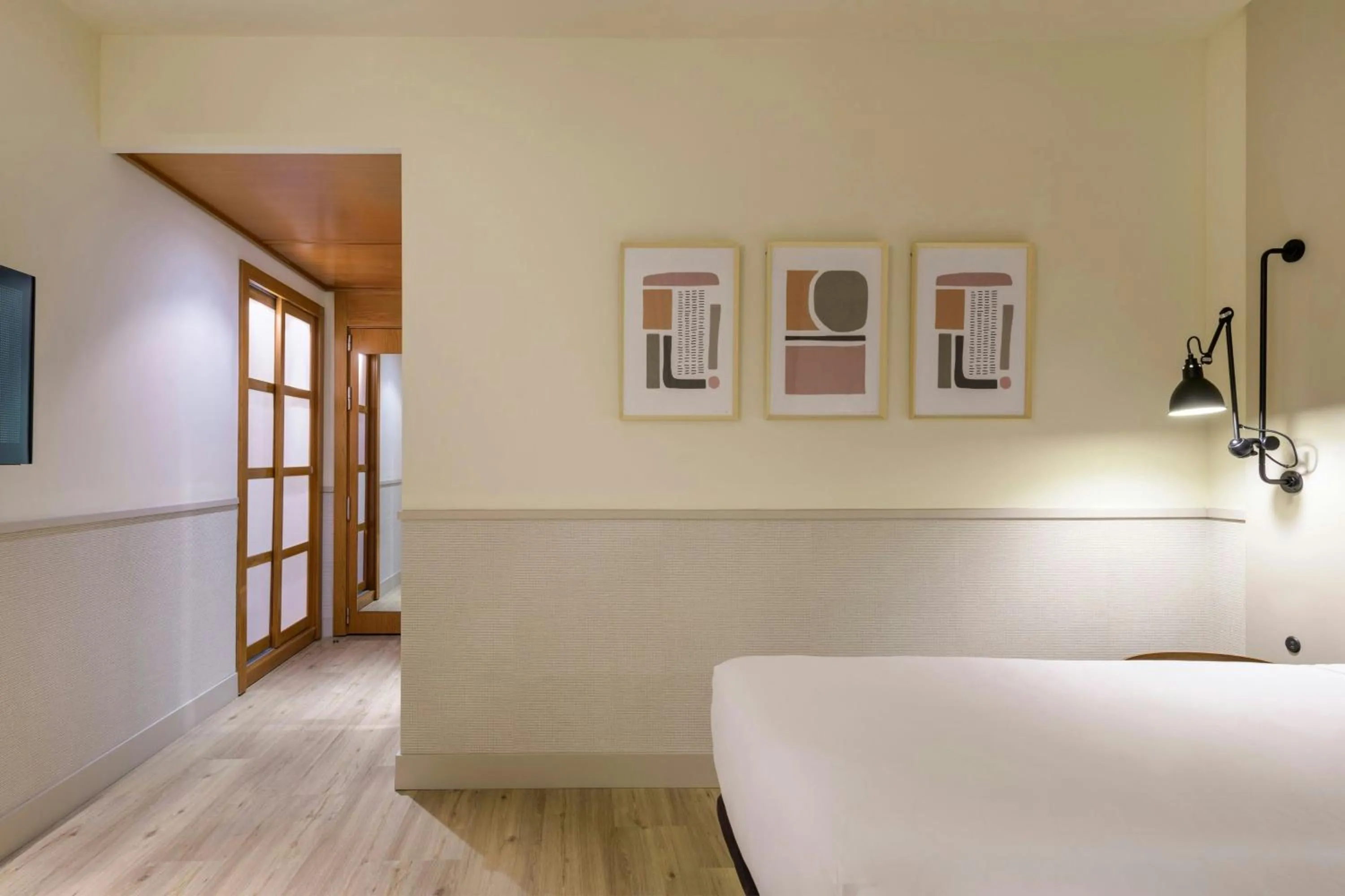 Photo of the whole room, Bed in AC Hotel Los Vascos by Marriott