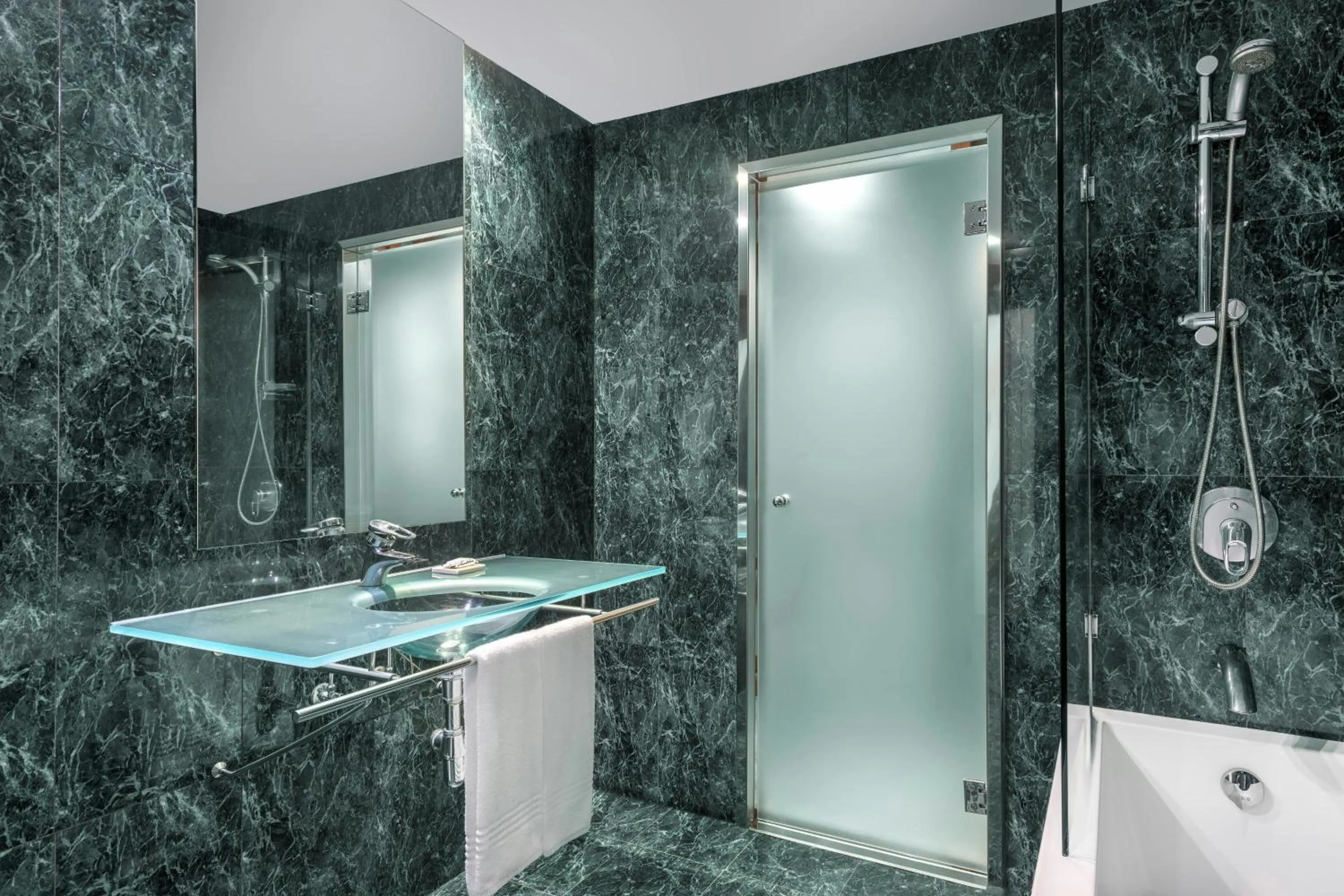 Bathroom in AC Hotel Los Vascos by Marriott