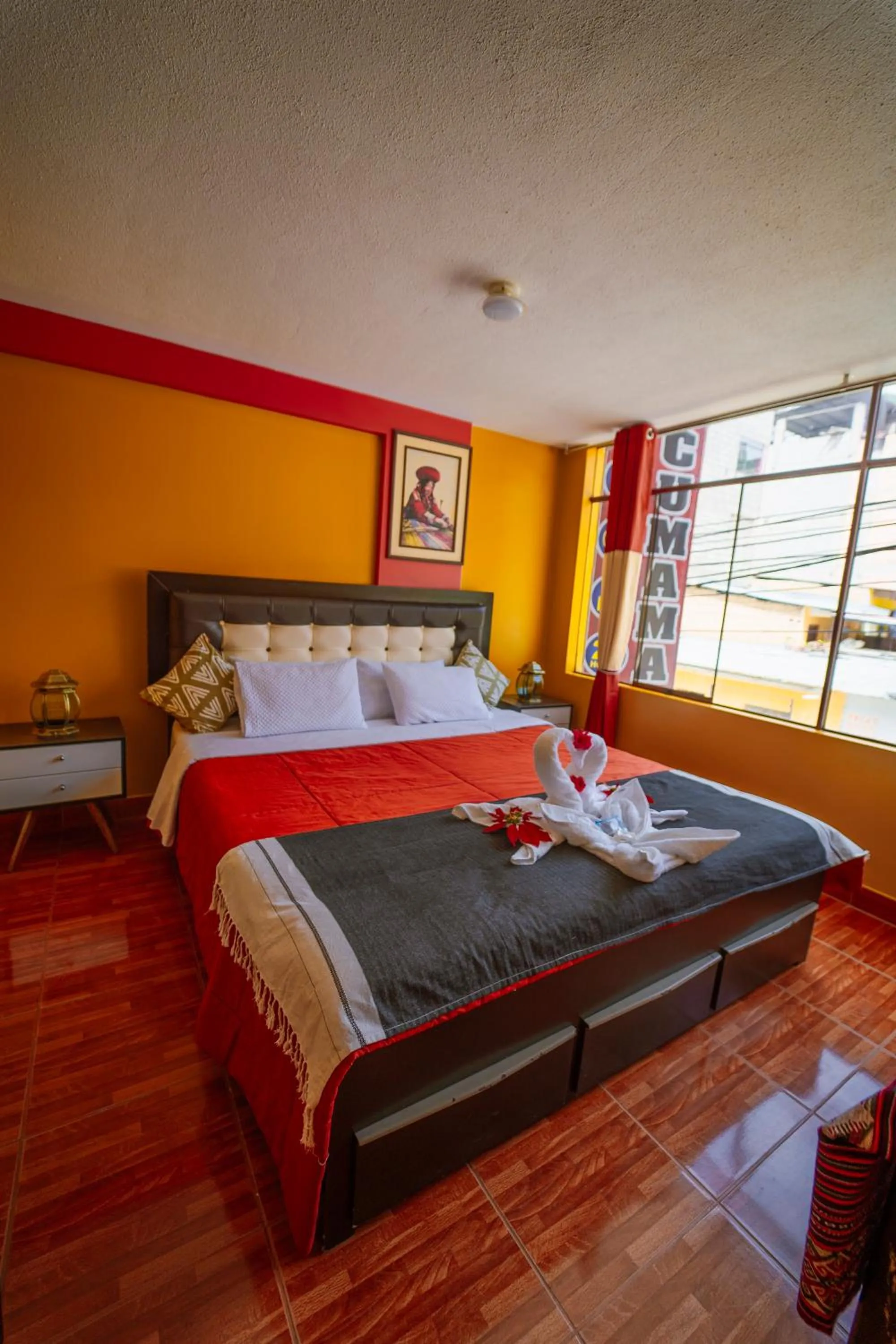 Bed in Yacumama Santa Teresa