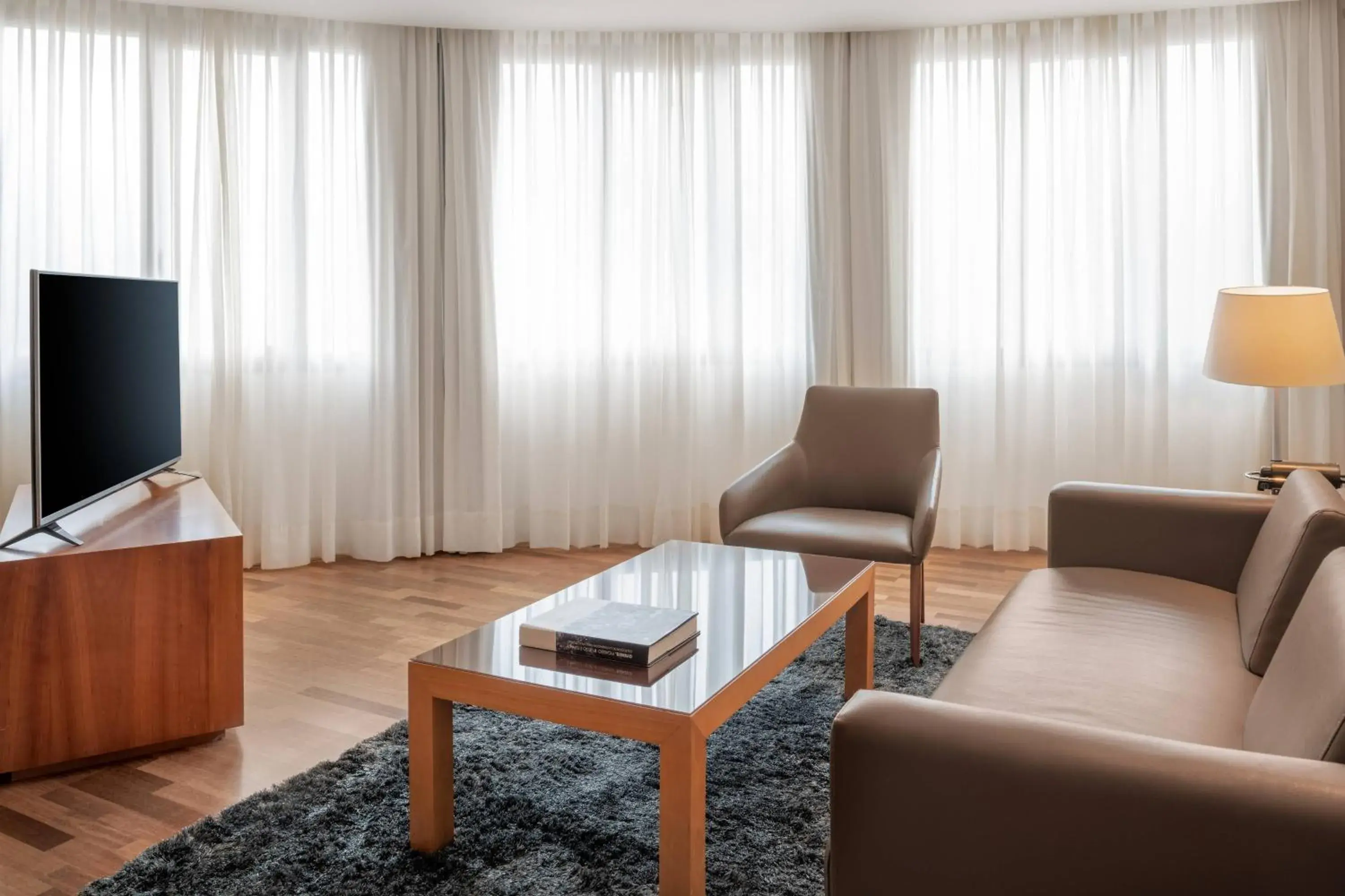 Family room, Guest room, 1 King, Sofa bed in AC Hotel Málaga Palacio by Marriott Family room, Guest room, 1 King, Sofa bed in AC Hotel Málaga Palacio by Marriott