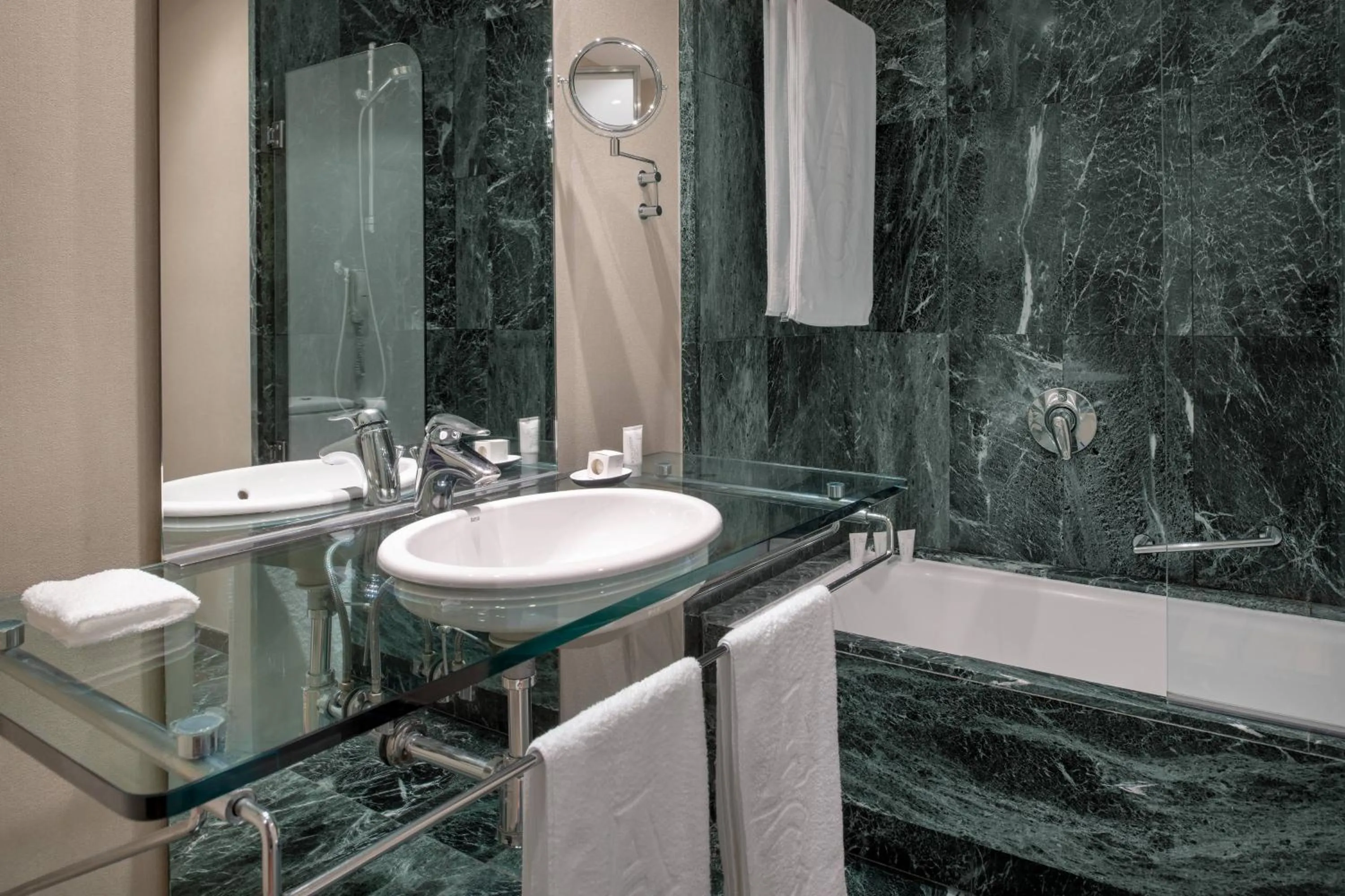 Bathroom in AC Hotel Málaga Palacio by Marriott