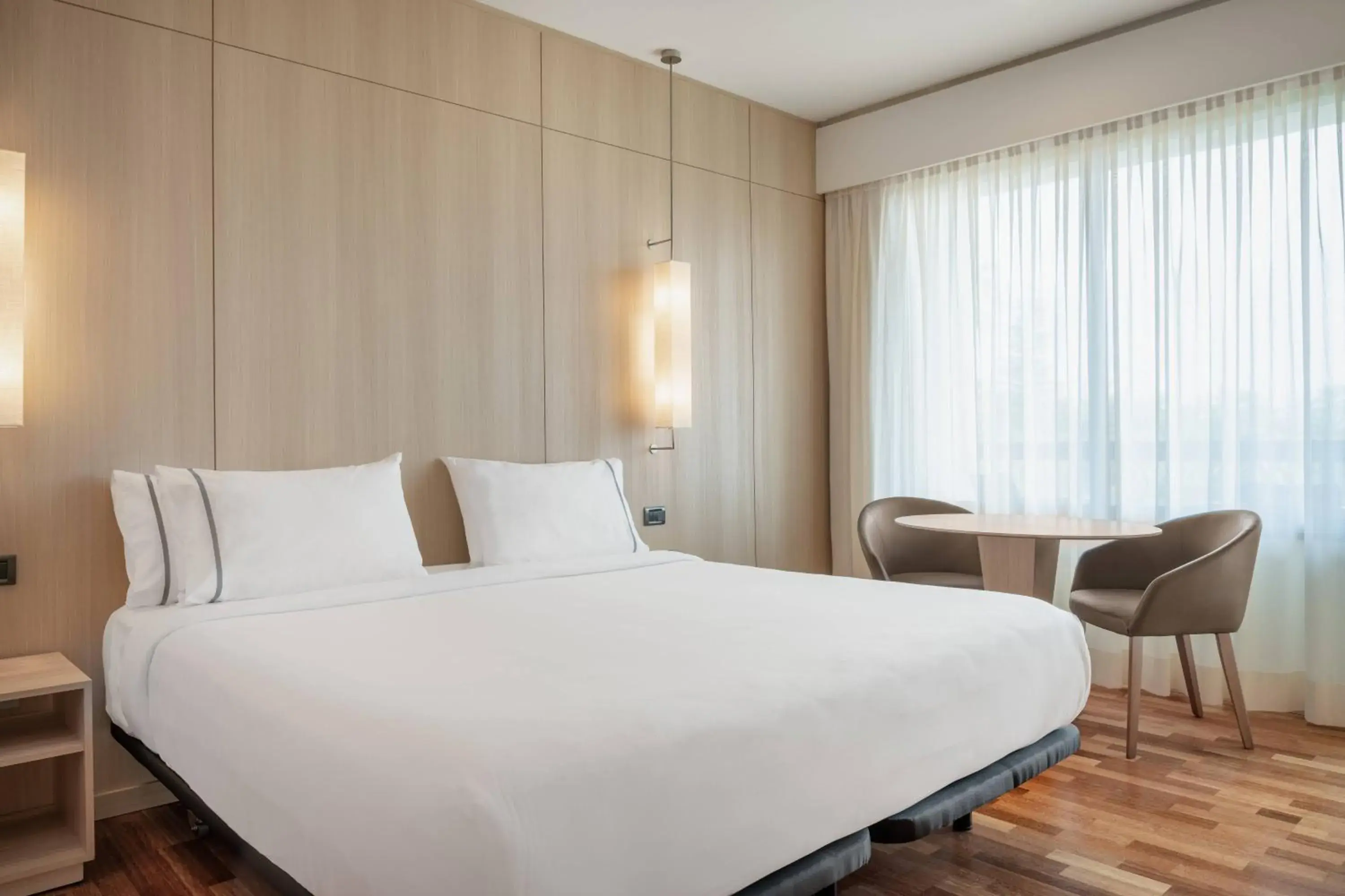 Standard Sea View King, Guest room, 1 King, Balcony in AC Hotel Málaga Palacio by Marriott Standard Sea View King, Guest room, 1 King, Balcony in AC Hotel Málaga Palacio by Marriott