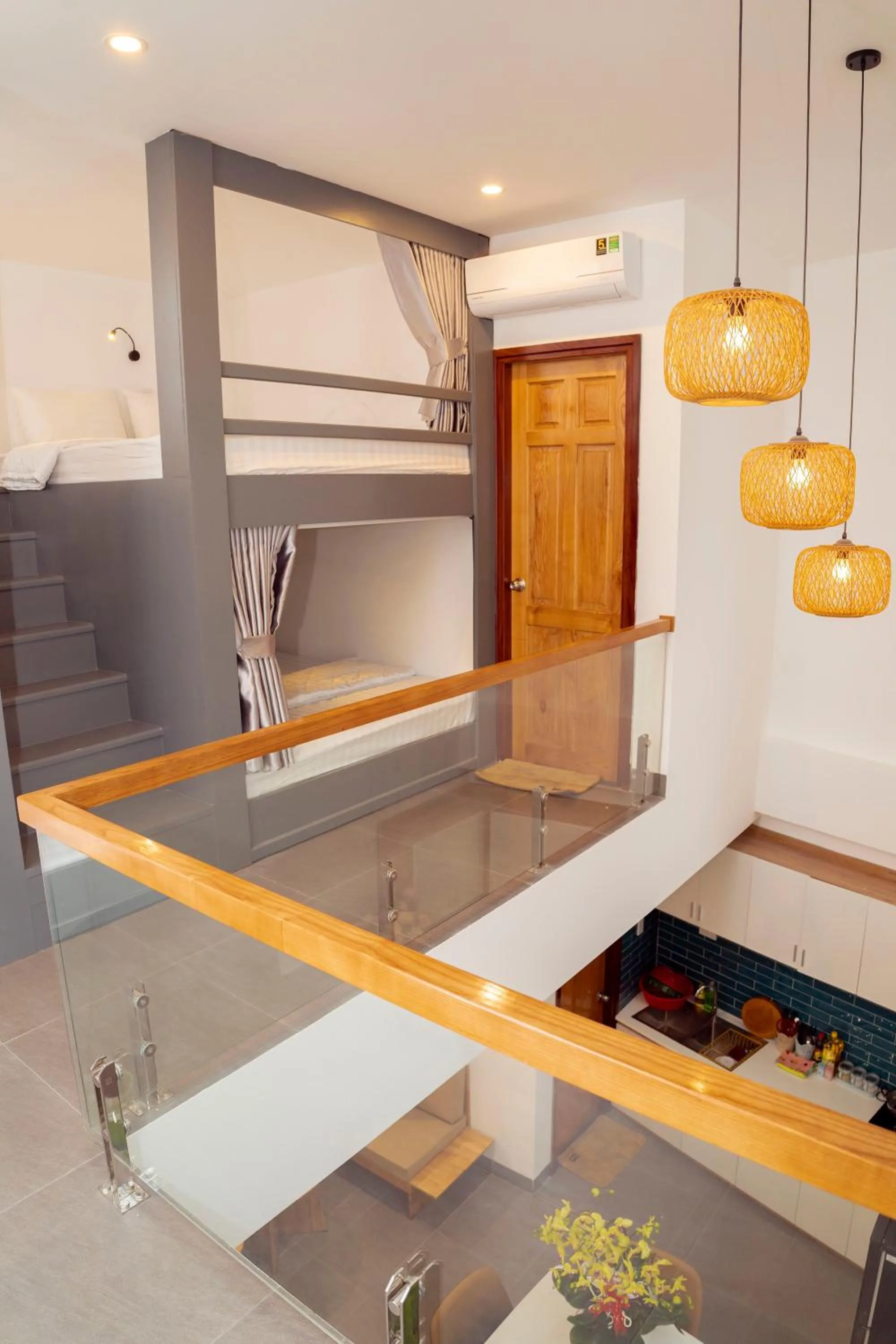 Kitchen or kitchenette in Mai Hotel