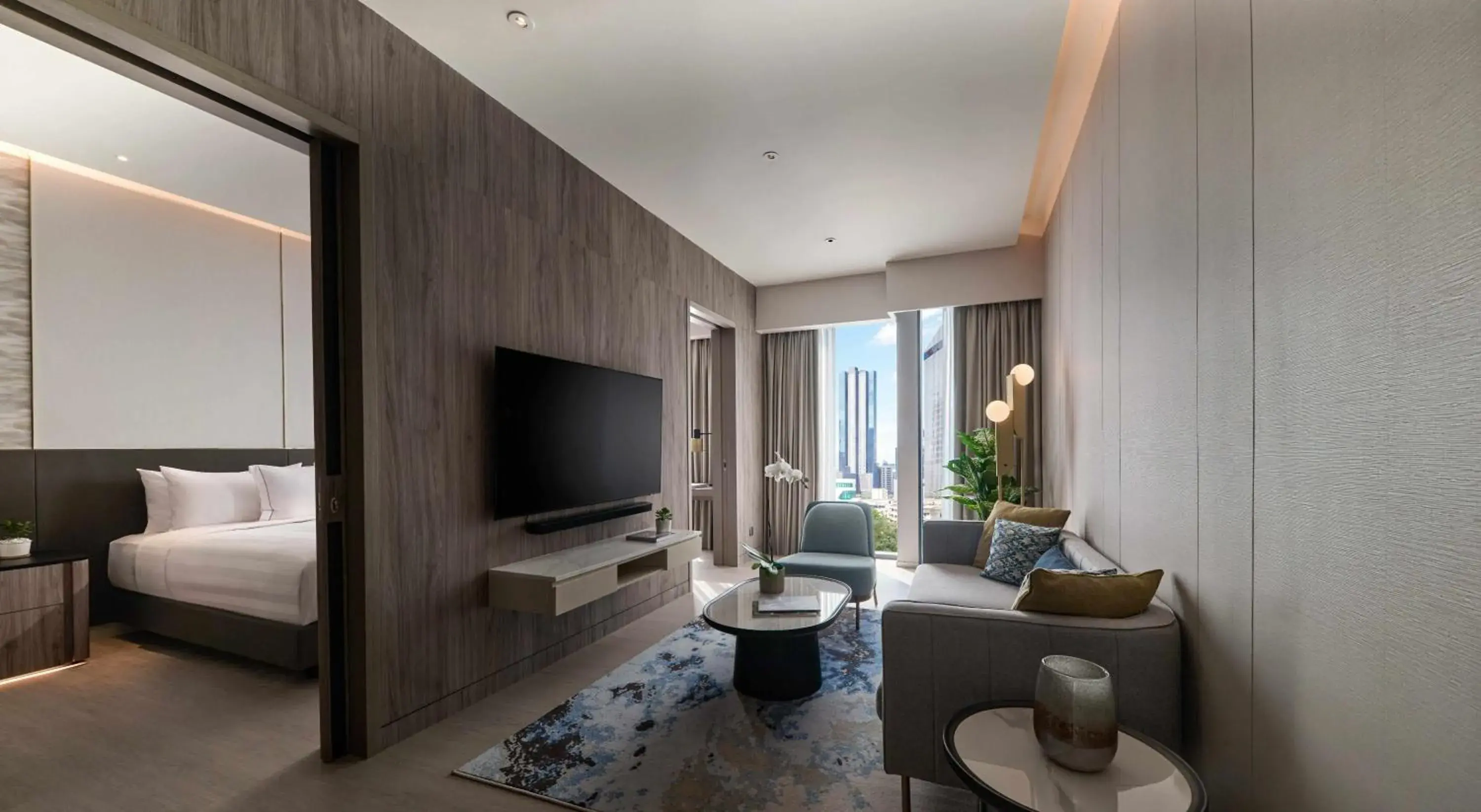 One Bedroom Premier Suite King in Pan Pacific Serviced Suites Kuala Lumpur One Bedroom Premier Suite King in Pan Pacific Serviced Suites Kuala Lumpur