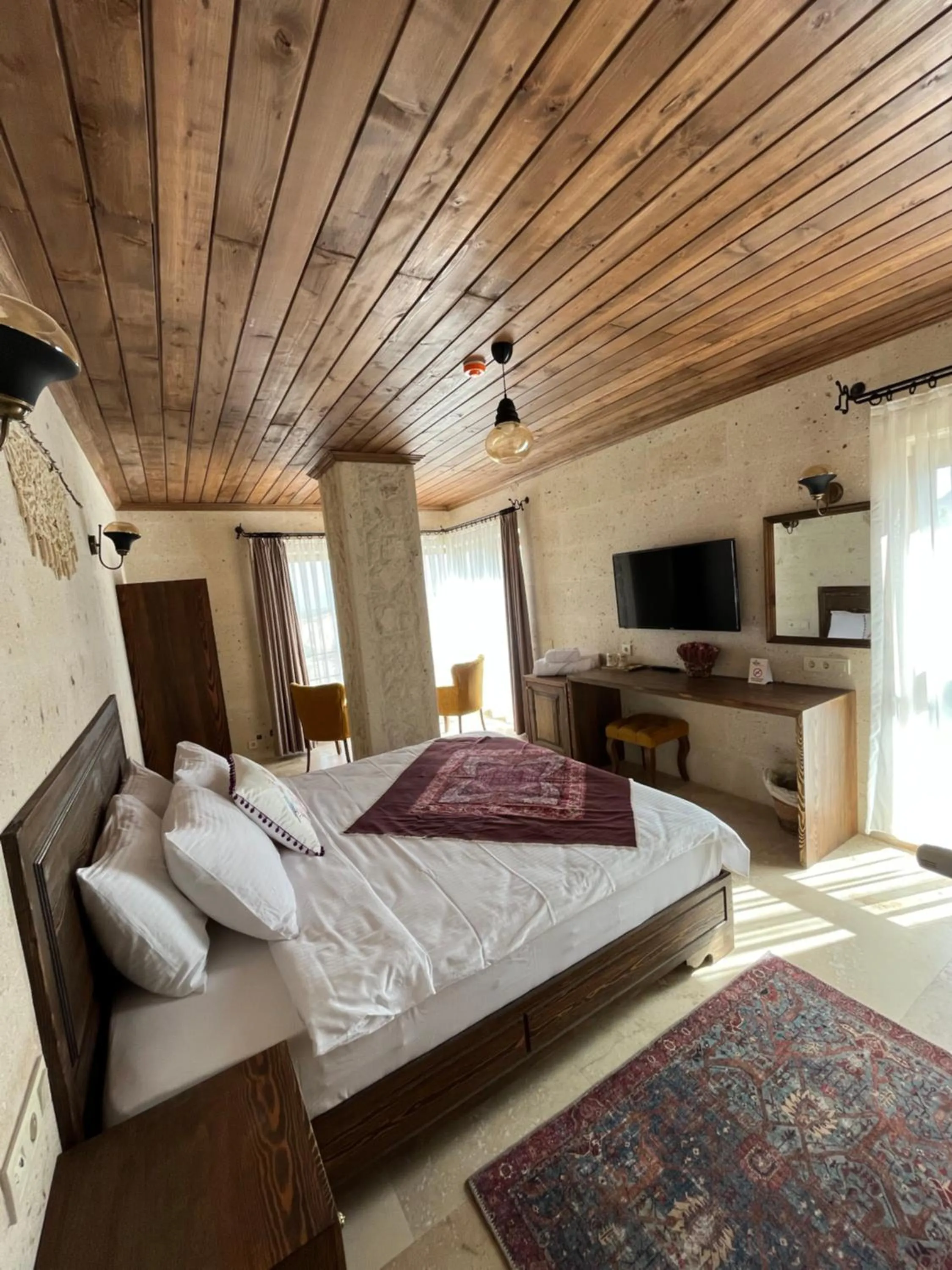 Bed in UCHI Cappadocia