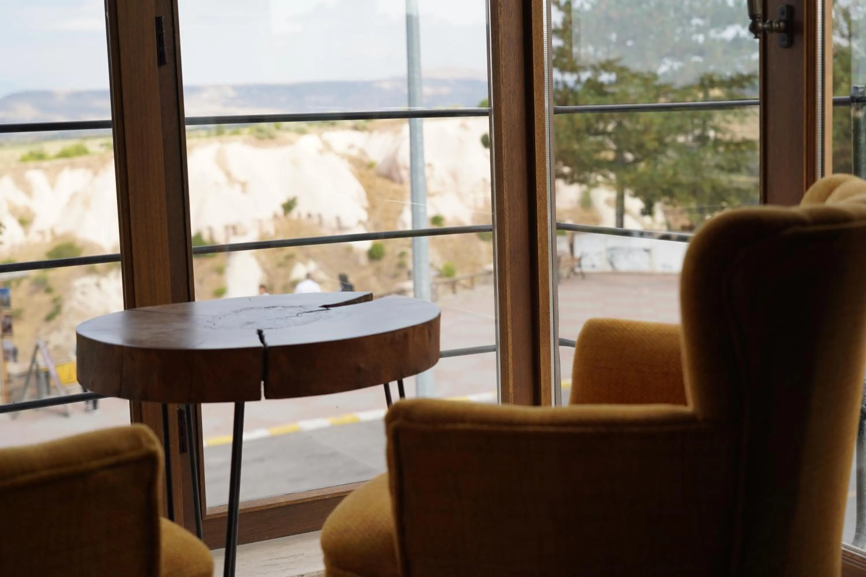 Seating area in UCHI Cappadocia