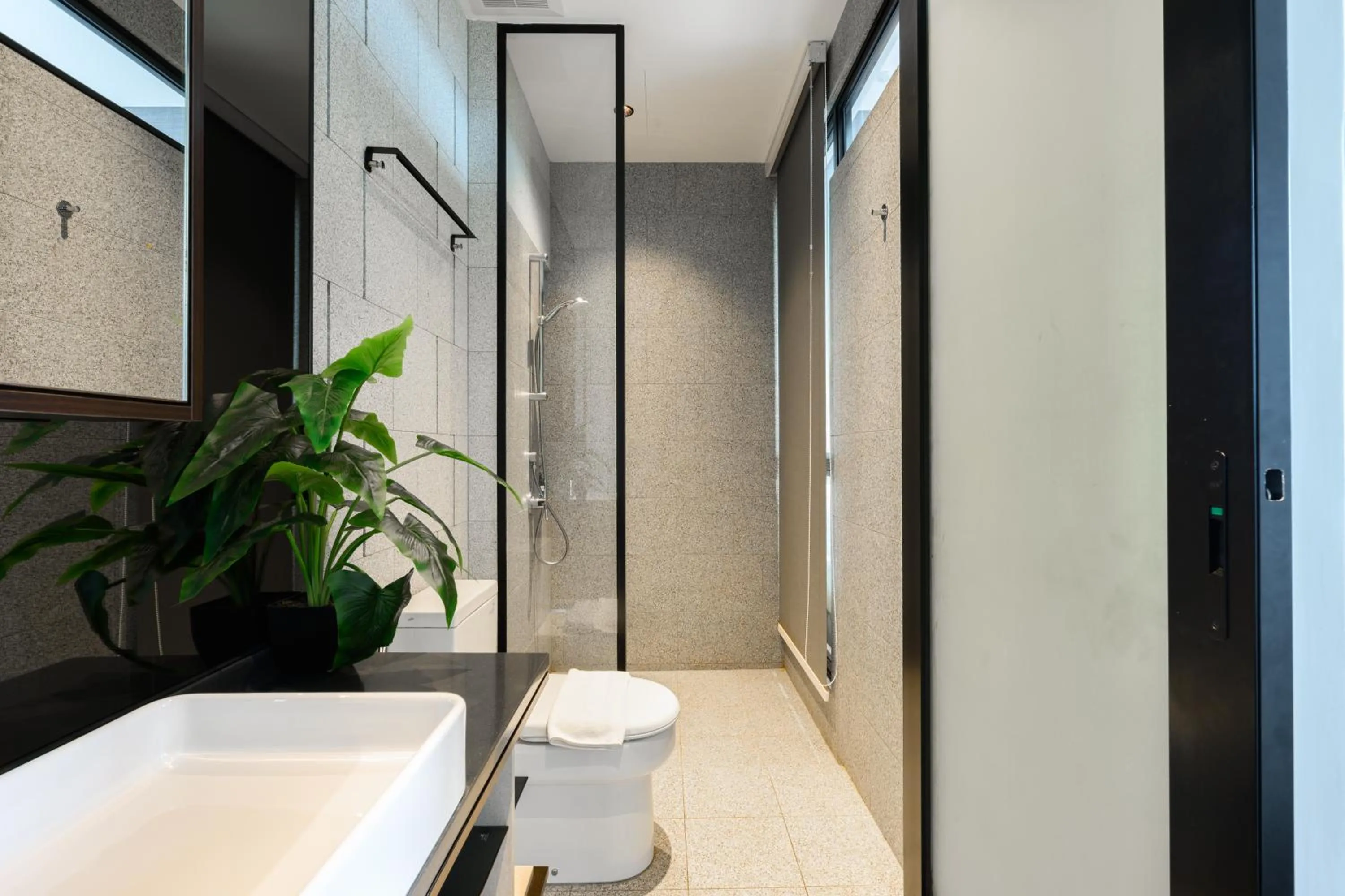 Bathroom in Greystone Scarletz Suites