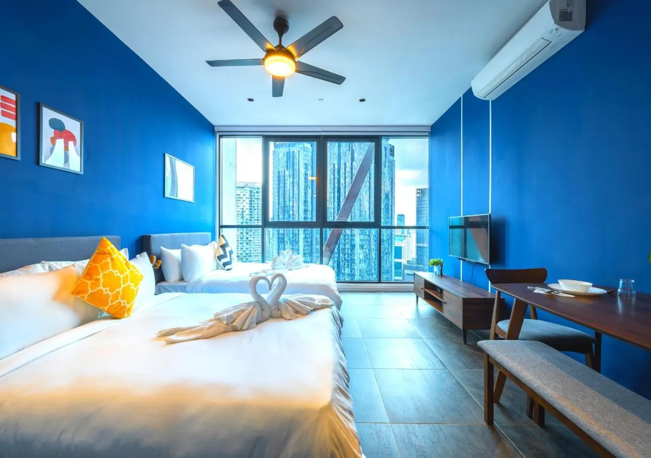 Bedroom, Bed in Greystone Scarletz Suites