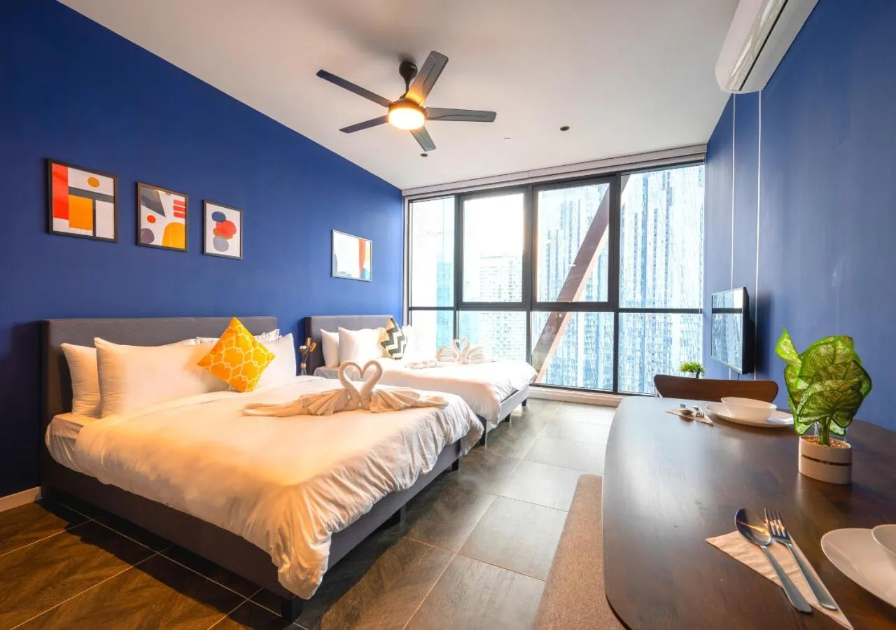 Bedroom, Bed in Greystone Scarletz Suites