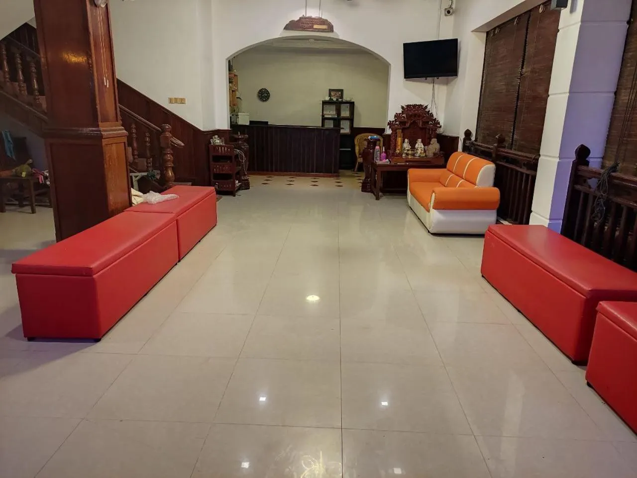 Lobby or reception in Angkor Indian Hotel