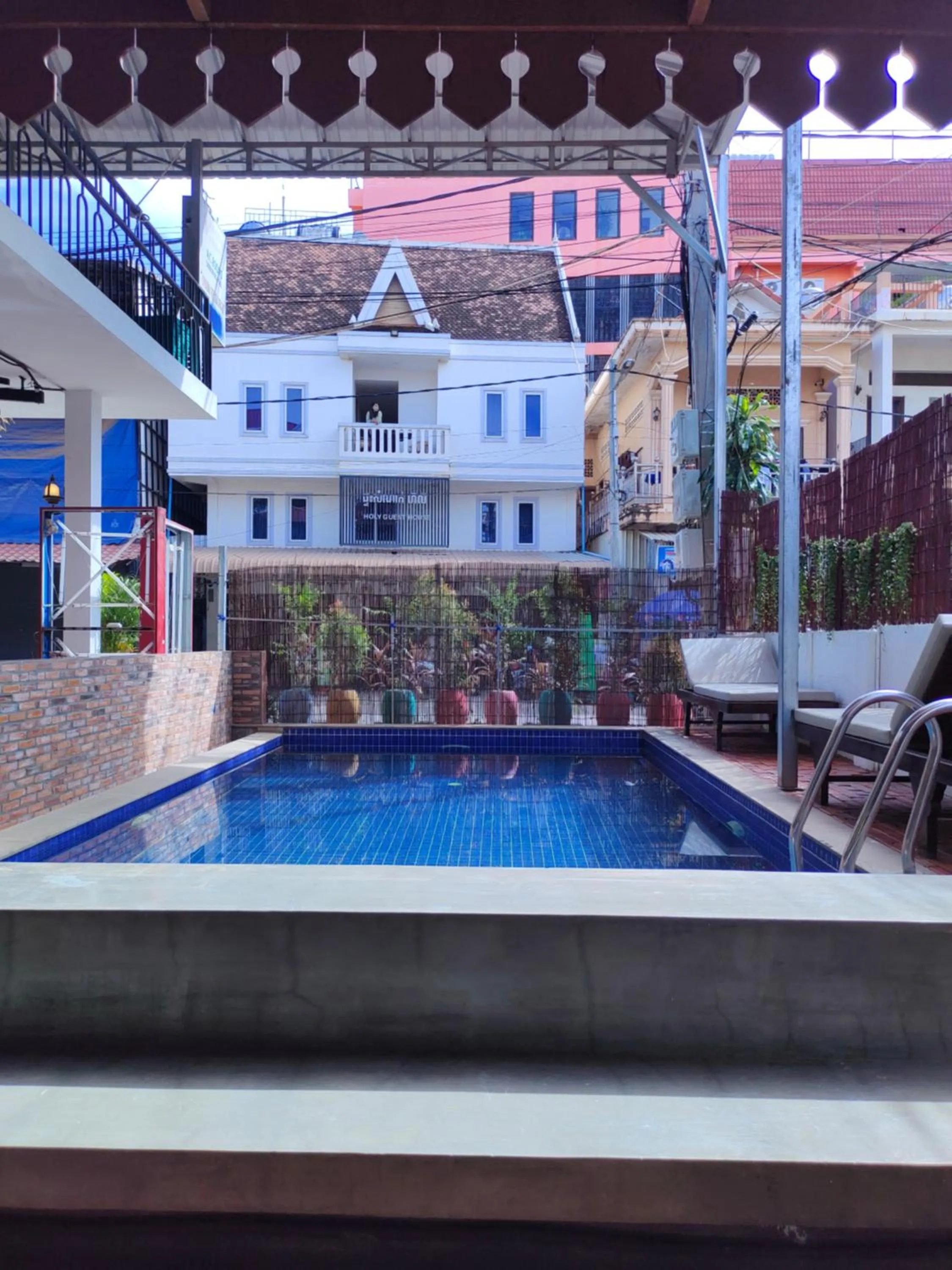 Pool view in Angkor Indian Hotel