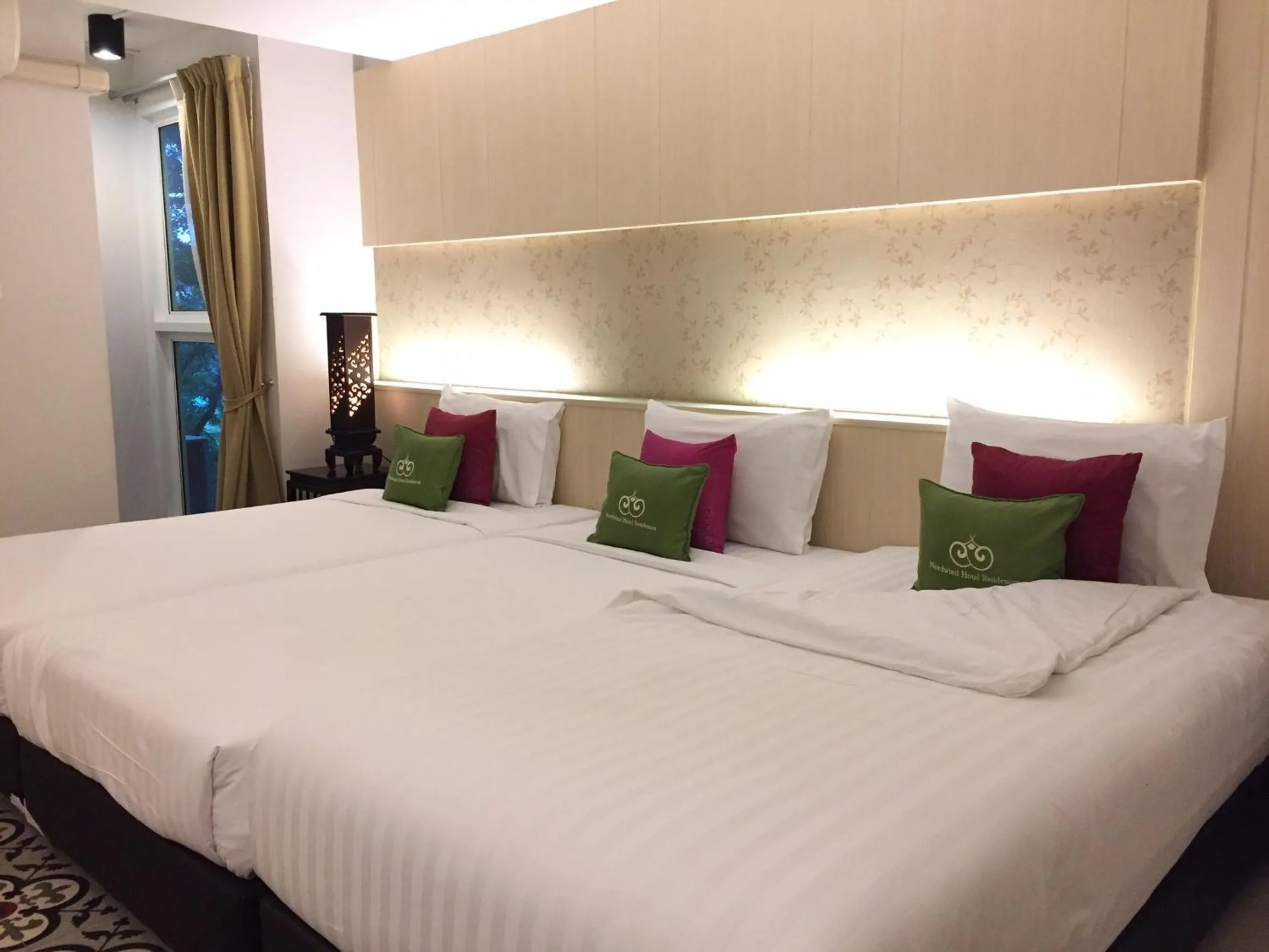 Bed in Nordwind Hotel