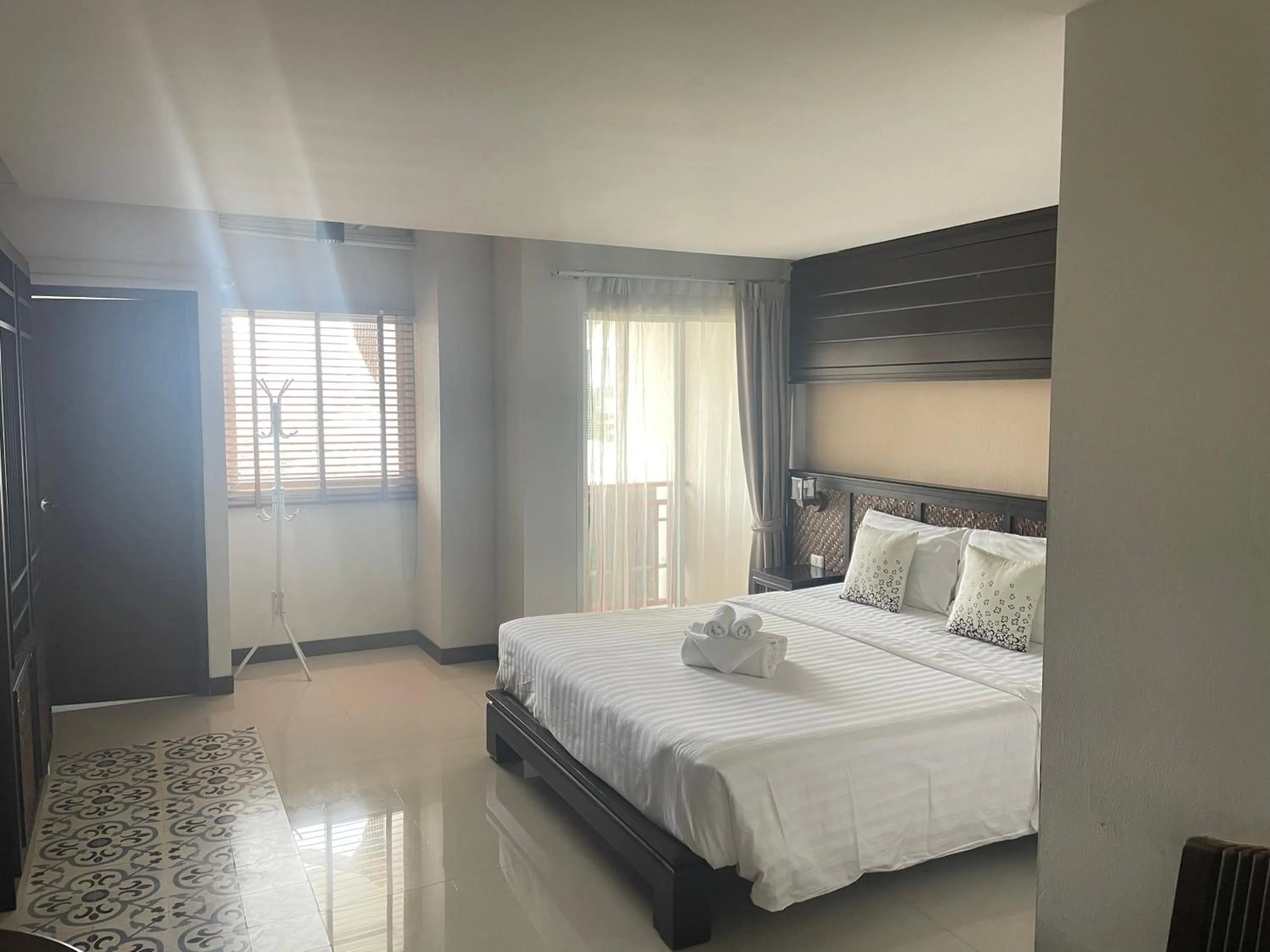 Bed in Nordwind Hotel