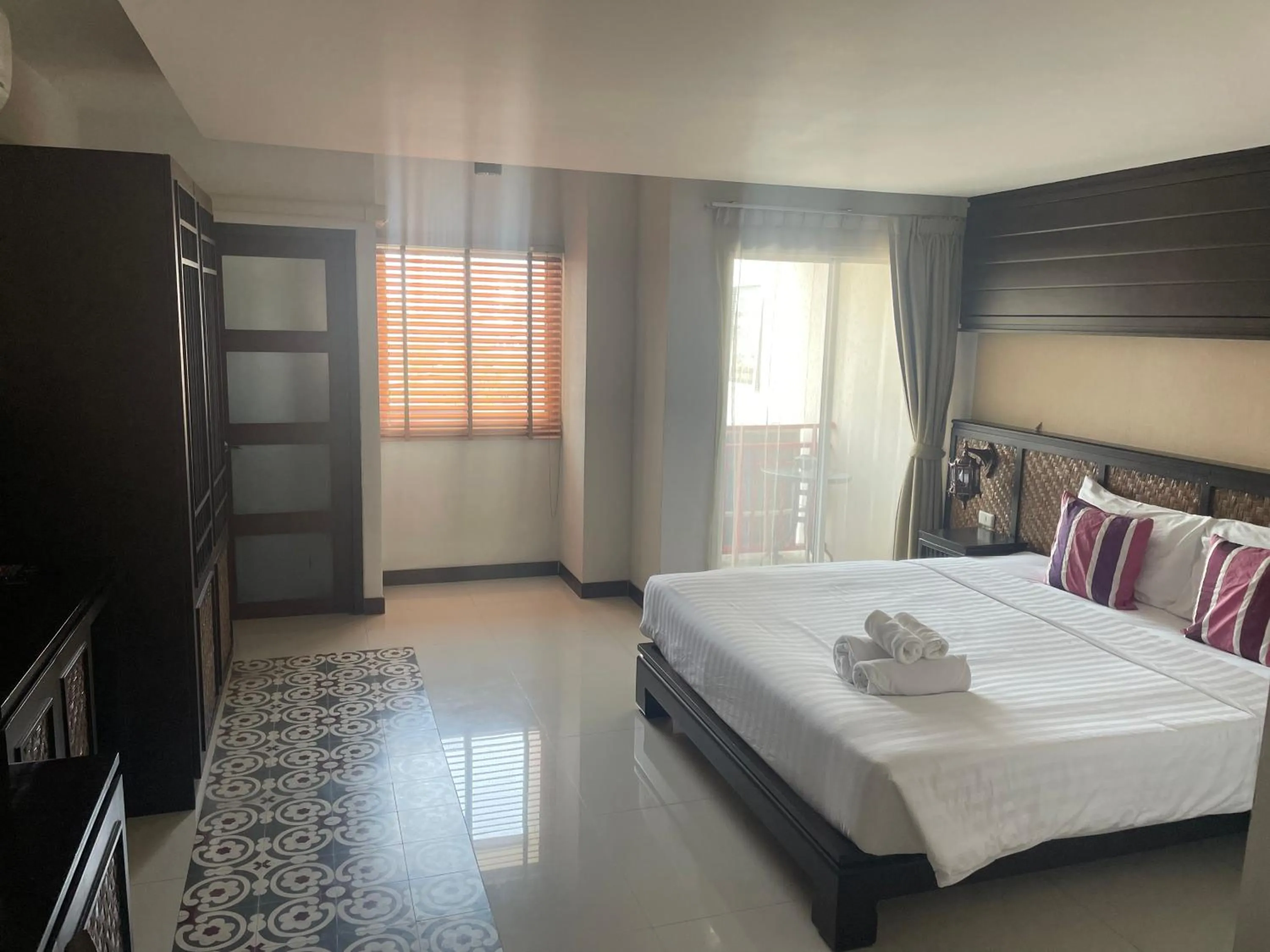 Bed in Nordwind Hotel