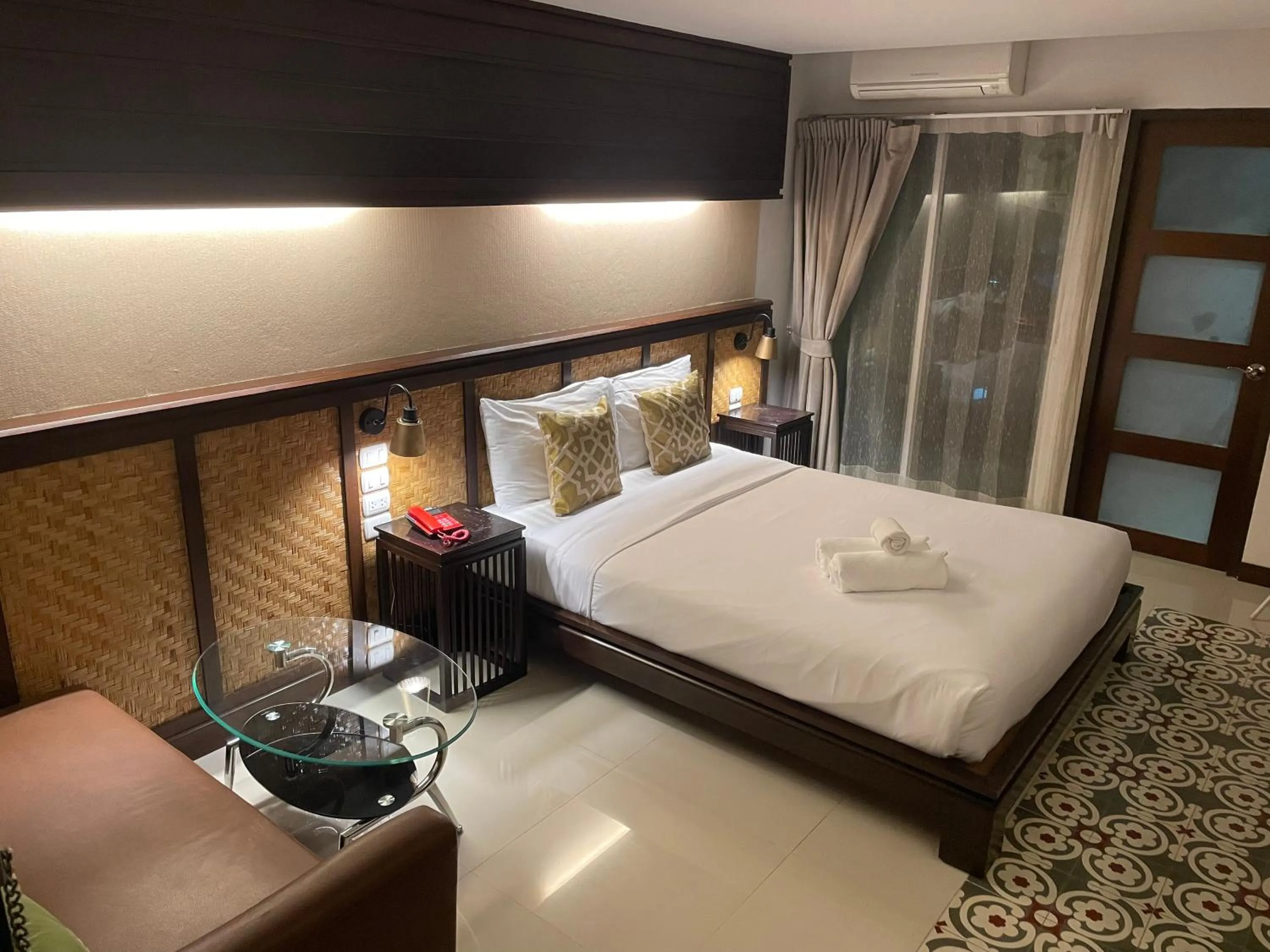 Bed in Nordwind Hotel