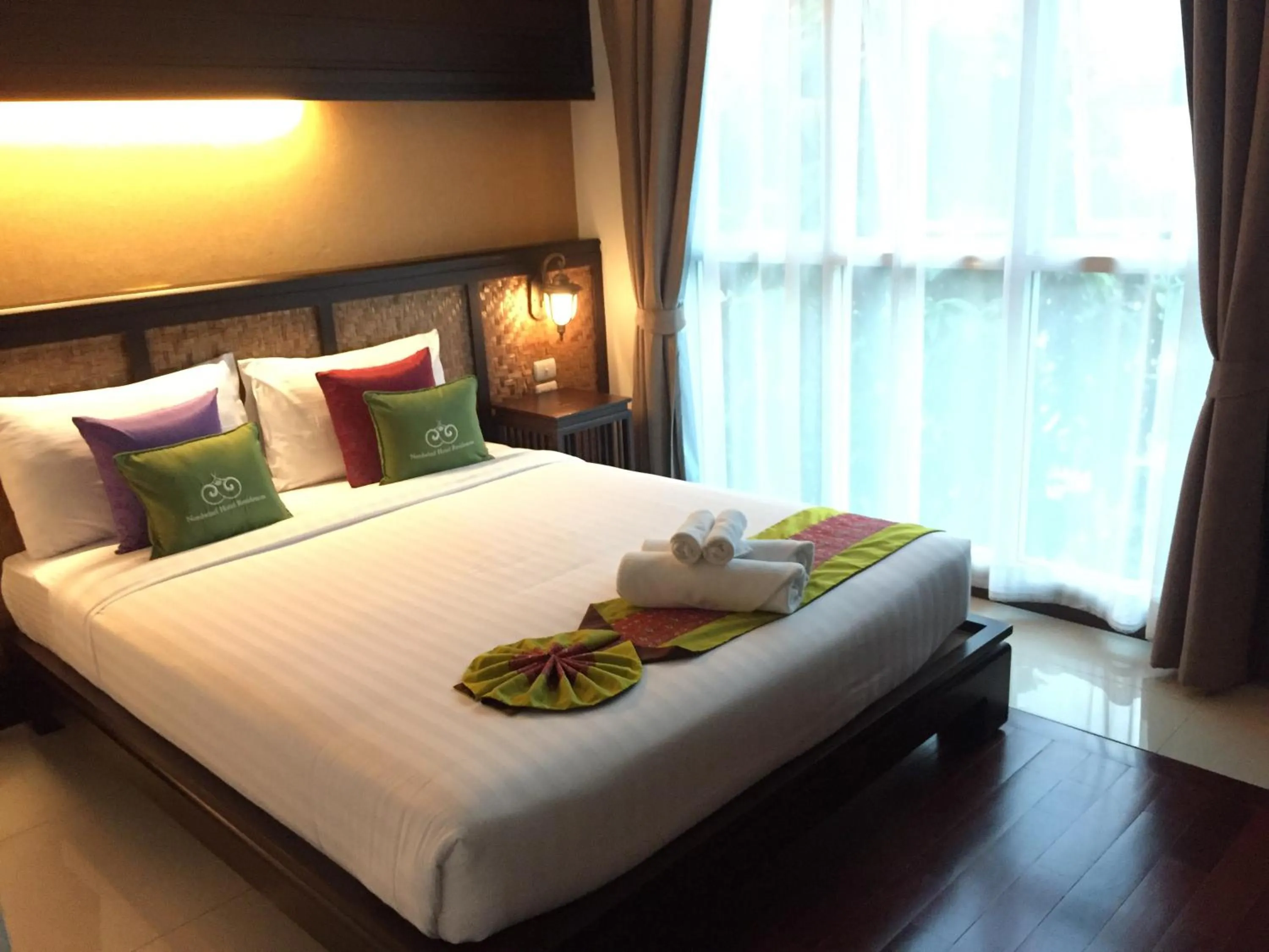 Bed in Nordwind Hotel