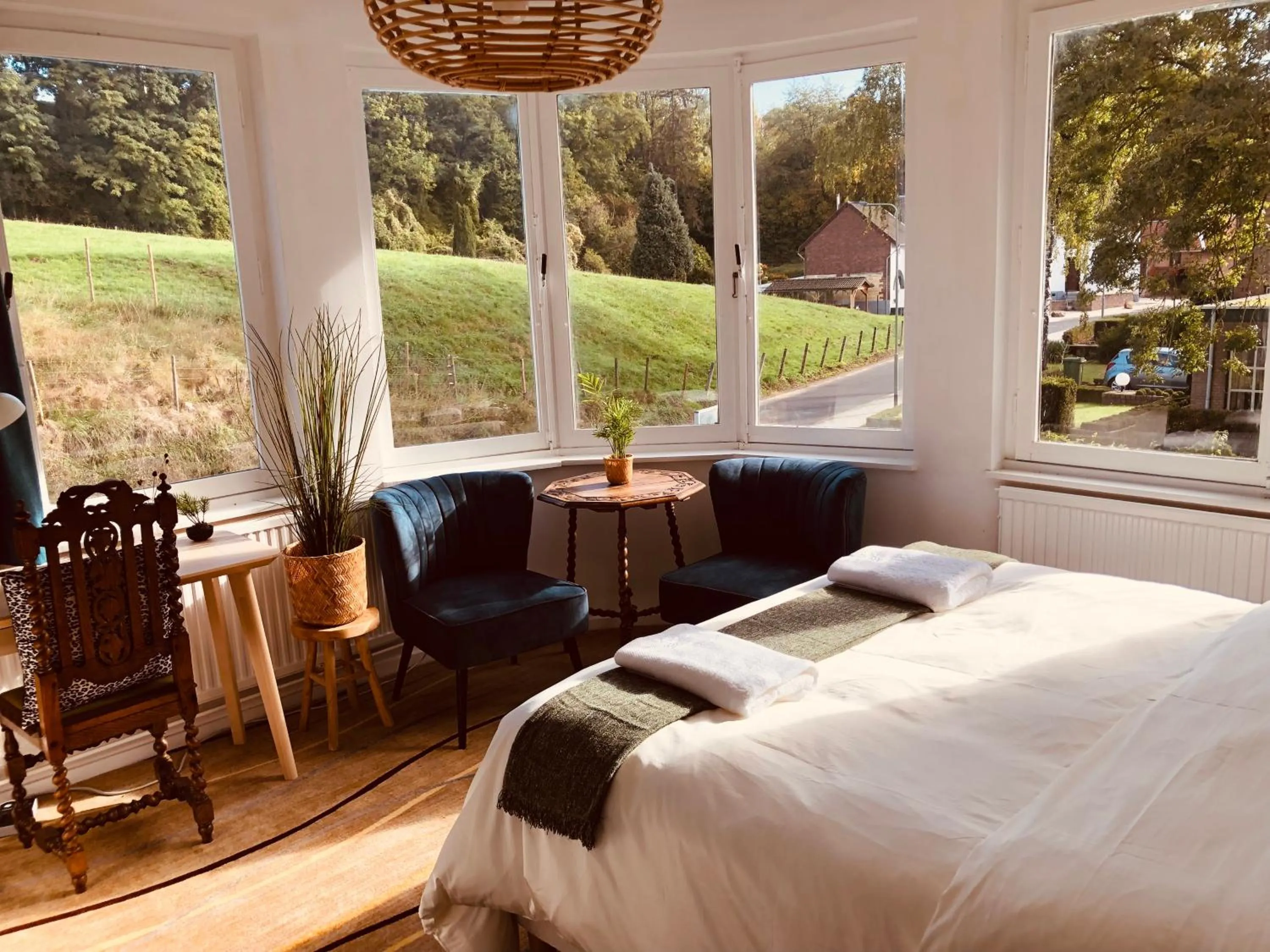 View (from property/room), Bed in Geulzicht Hotel