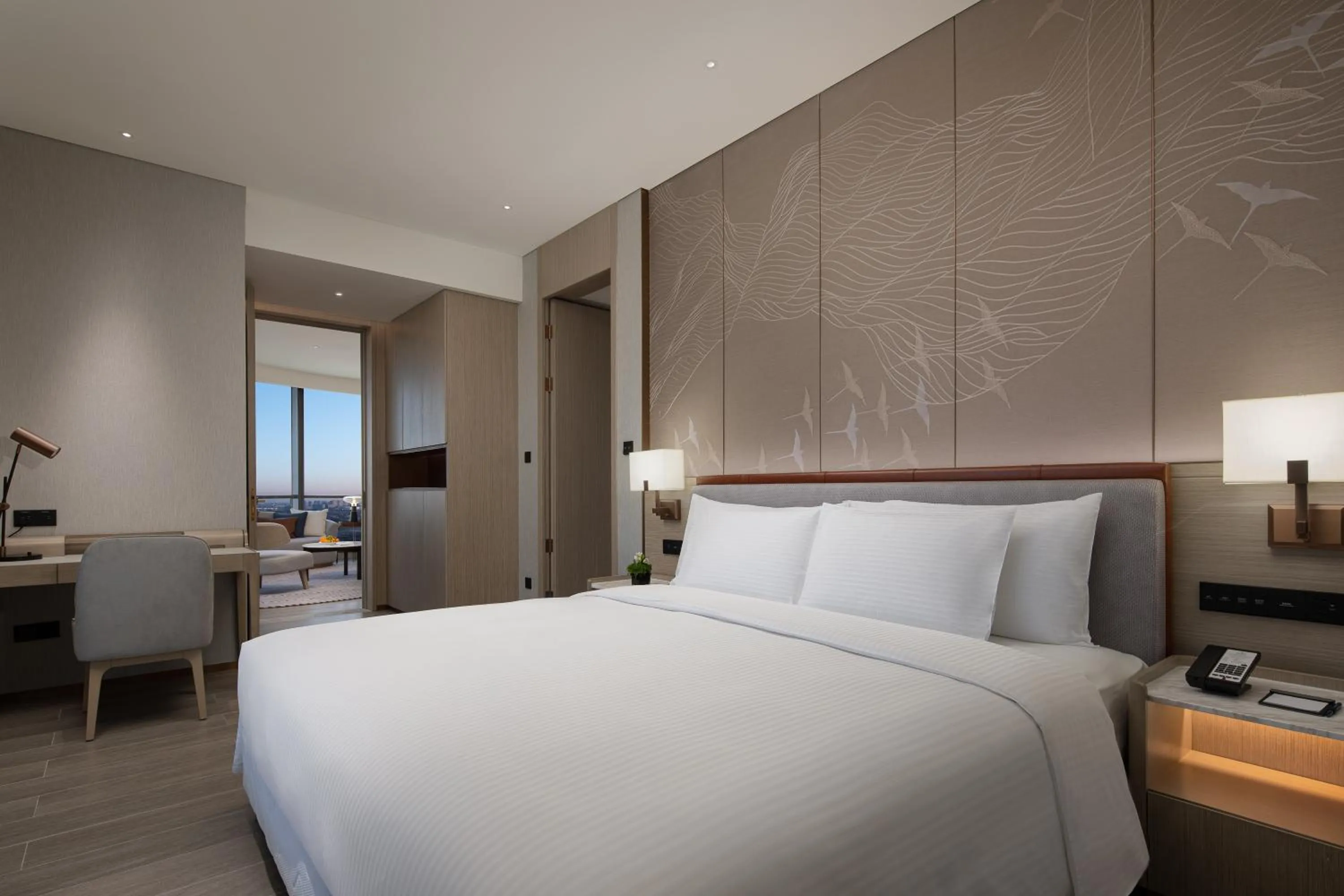 Bed in Wanda Jin Xiaohe Xincheng