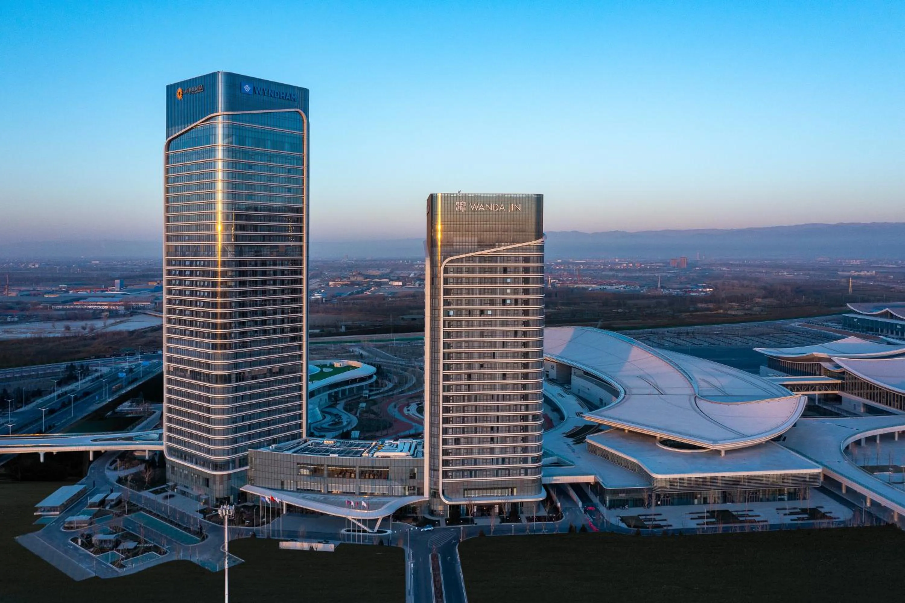 Property building in Wanda Jin Xiaohe Xincheng