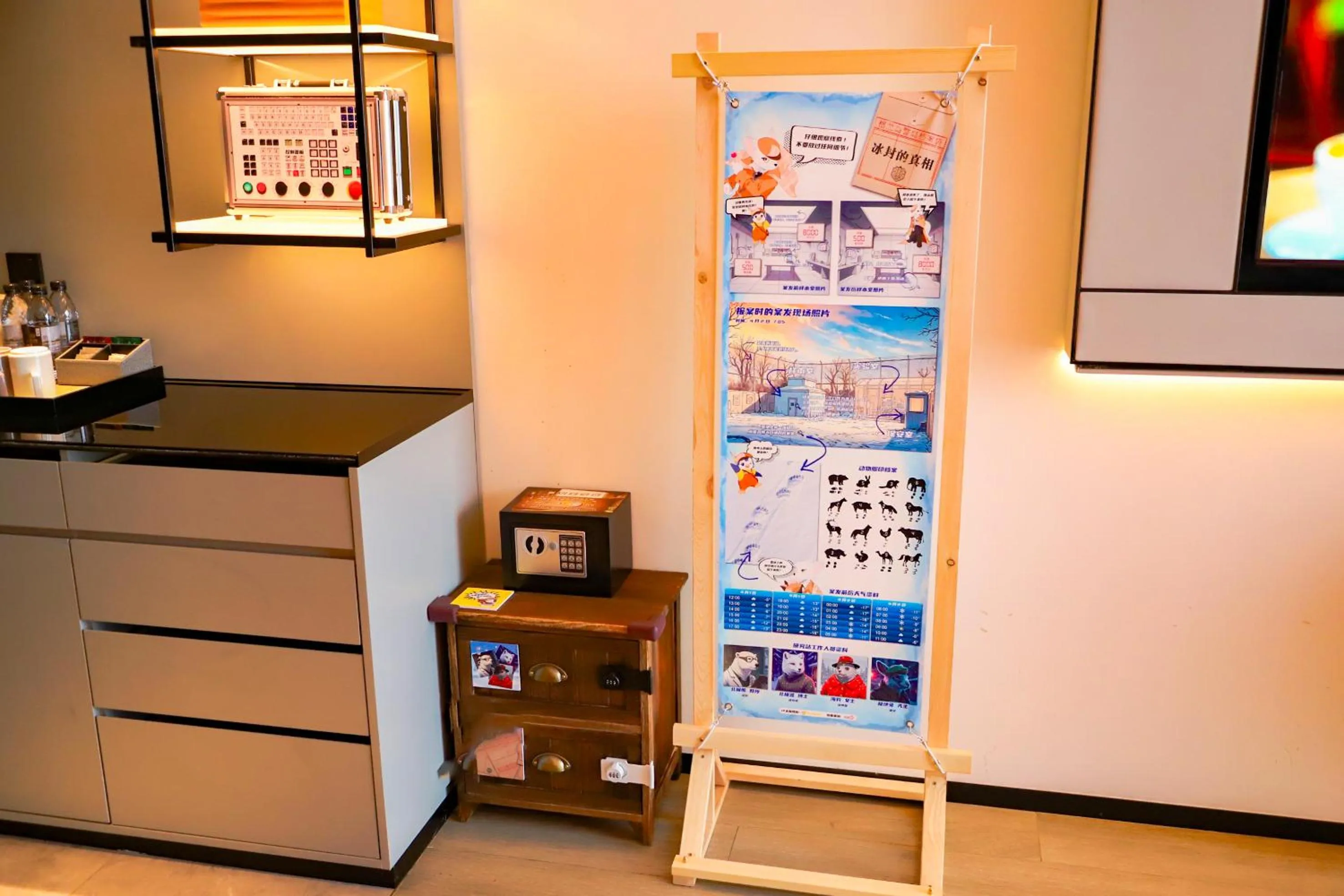 Decorative detail in Wanda Jin Xiaohe Xincheng