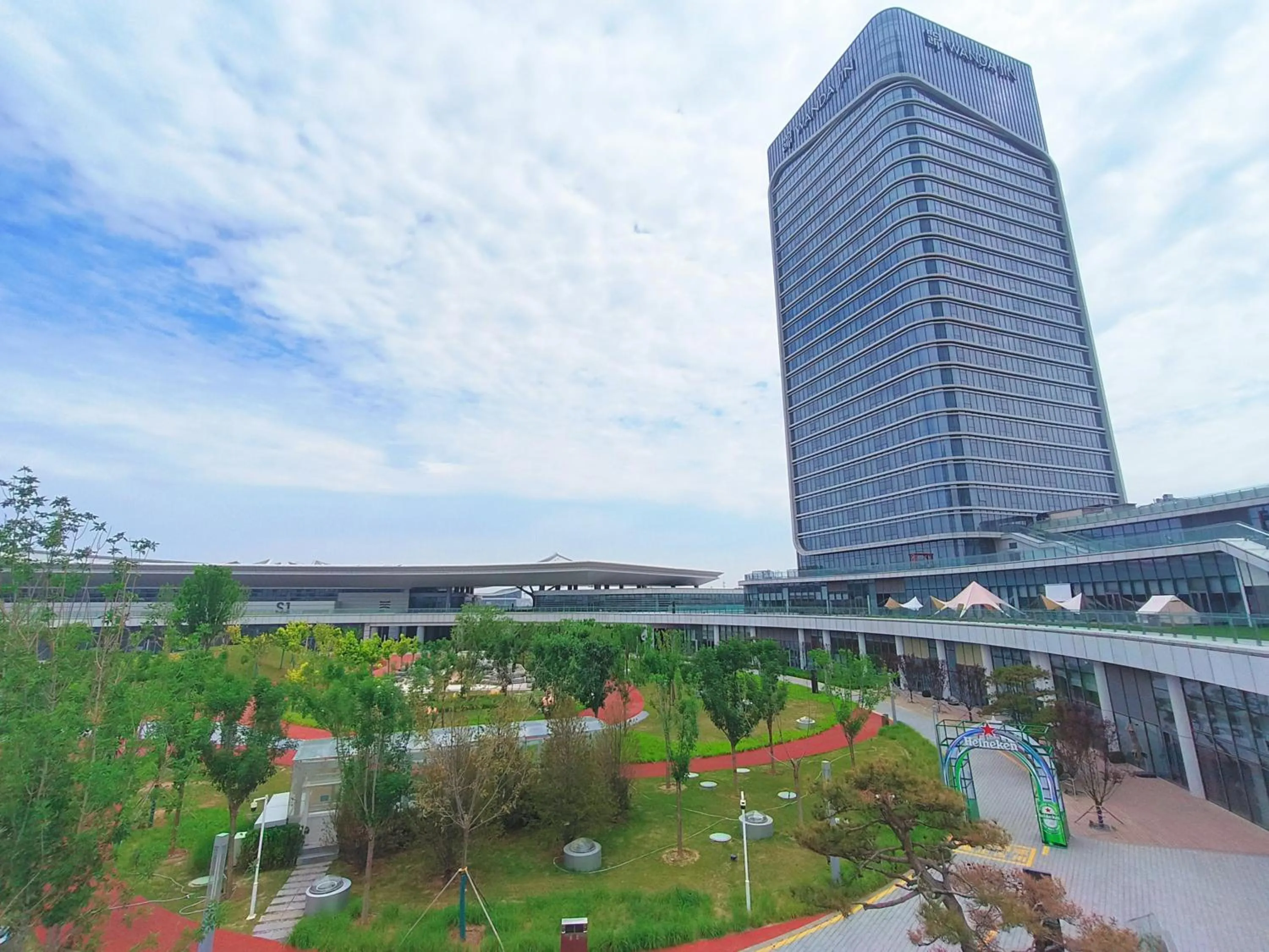 Garden in Wanda Jin Xiaohe Xincheng