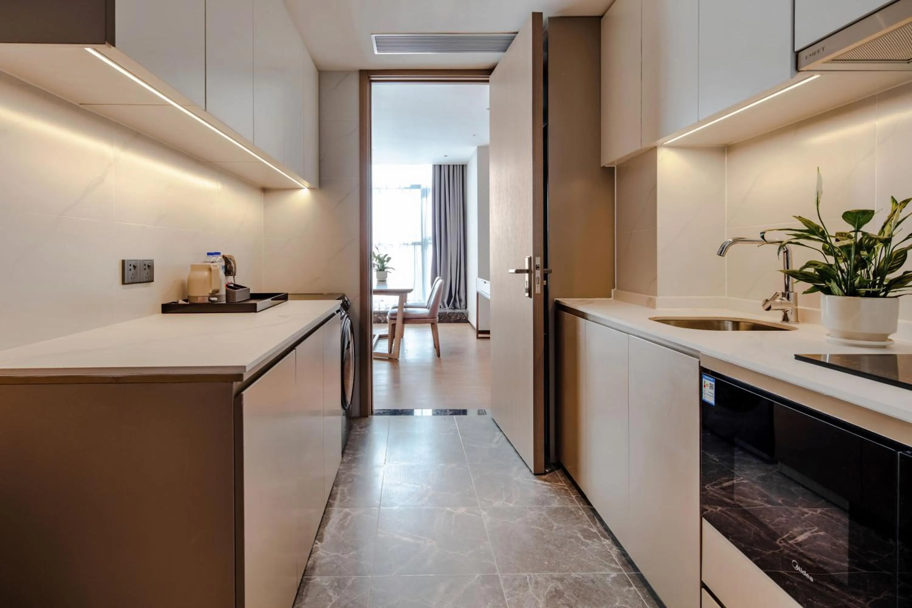 Kitchen or kitchenette in Shanxi Xiaohe Xincheng Talent Apartment