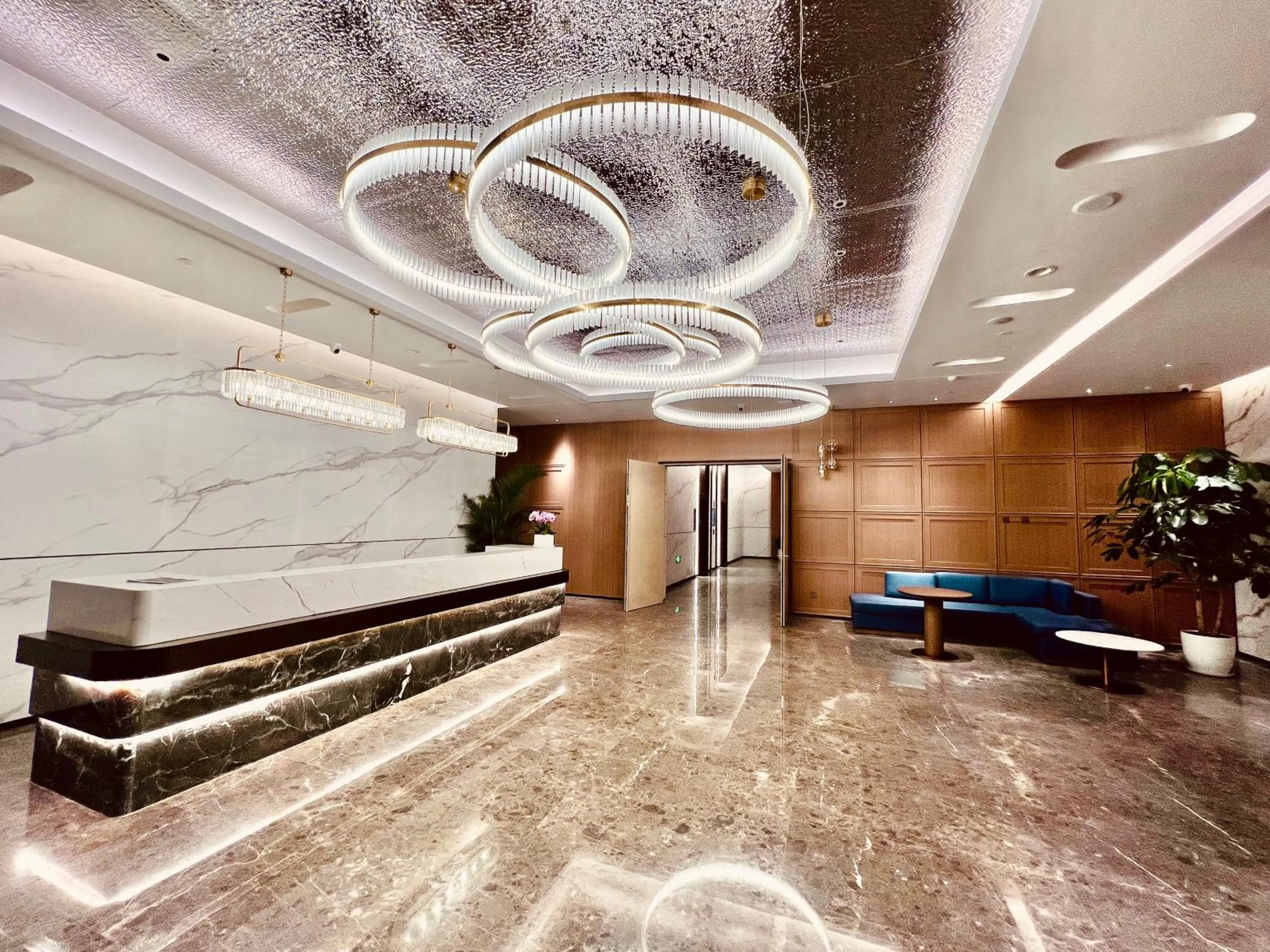 Lobby or reception in Shanxi Xiaohe Xincheng Talent Apartment