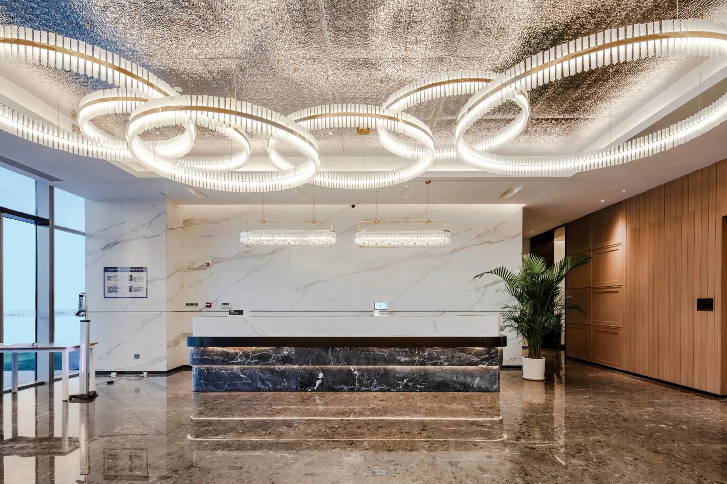 Lobby or reception in Shanxi Xiaohe Xincheng Talent Apartment