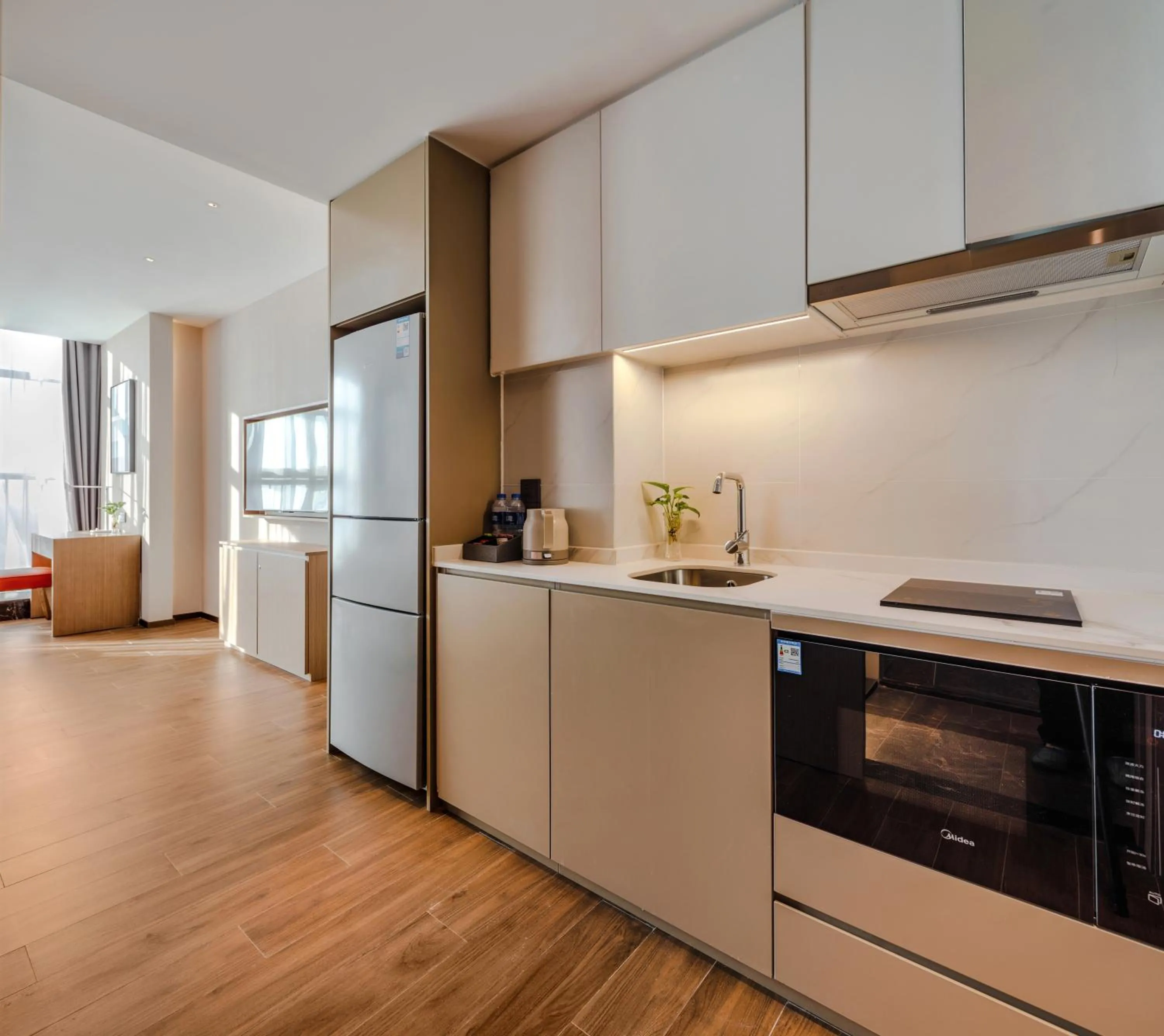 Kitchen or kitchenette in Shanxi Xiaohe Xincheng Talent Apartment